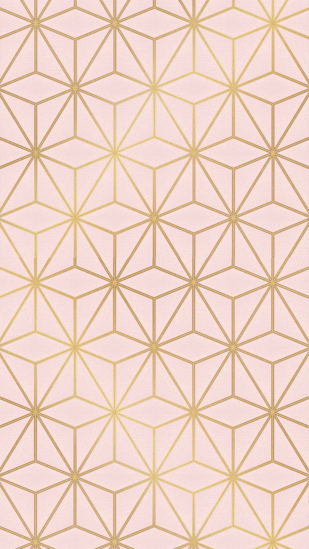 un model geometric roz și auriu Fundal