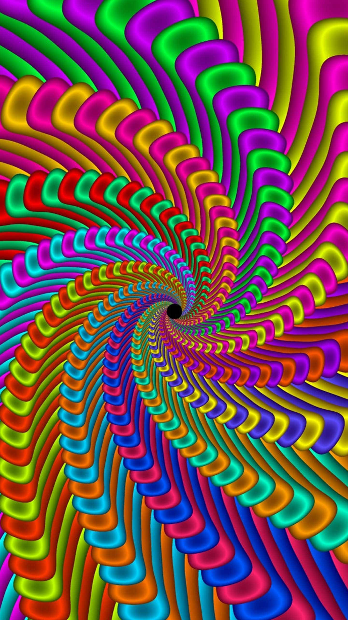 un model spiralat colorat cu un fundal în tonuri de curcubeu Fundal