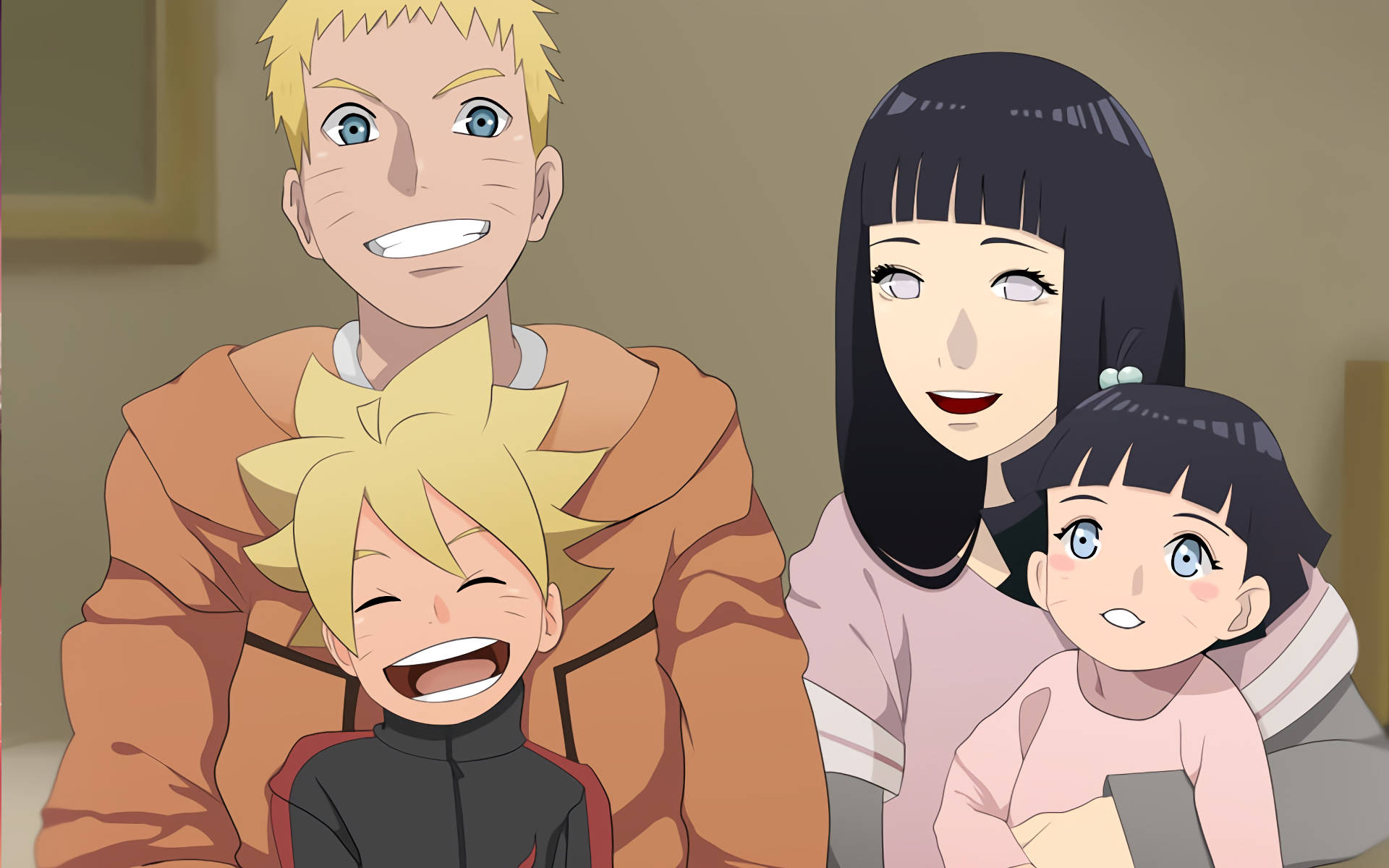 Un moment tandru între Naruto și Hinata Fundal