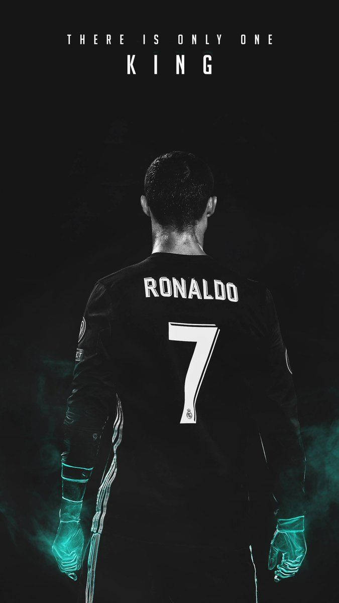 Un singur rege Cristiano Ronaldo iPhone Fundal