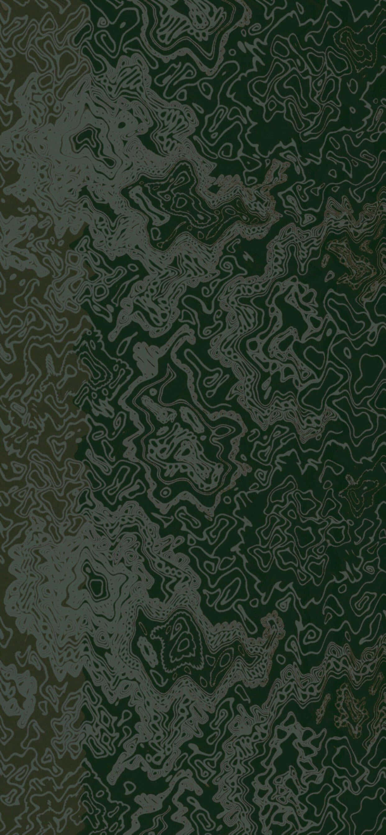 un wallpaper negru și verde cu vârtejuri Fundal