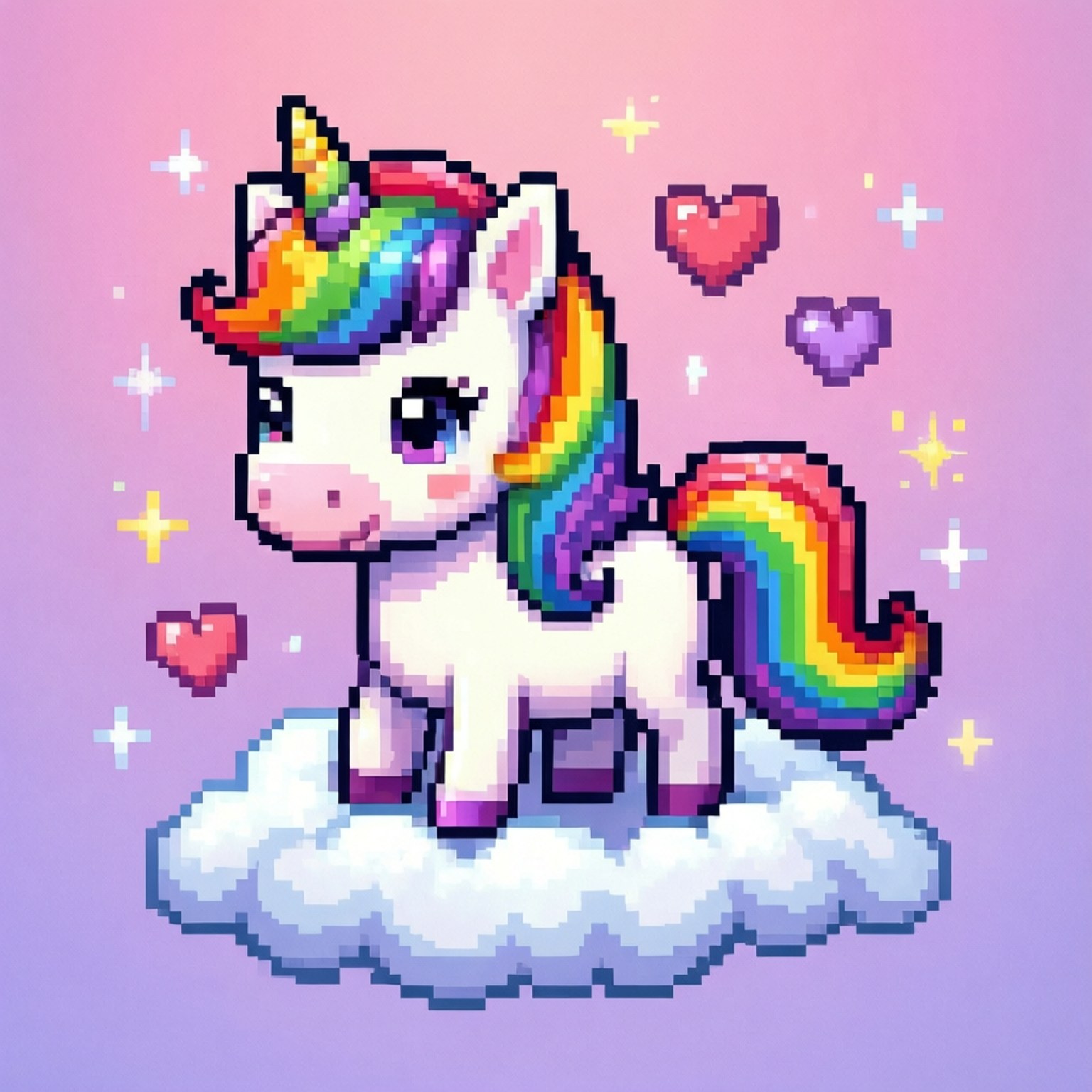 Unicorn pe Nor Fundal