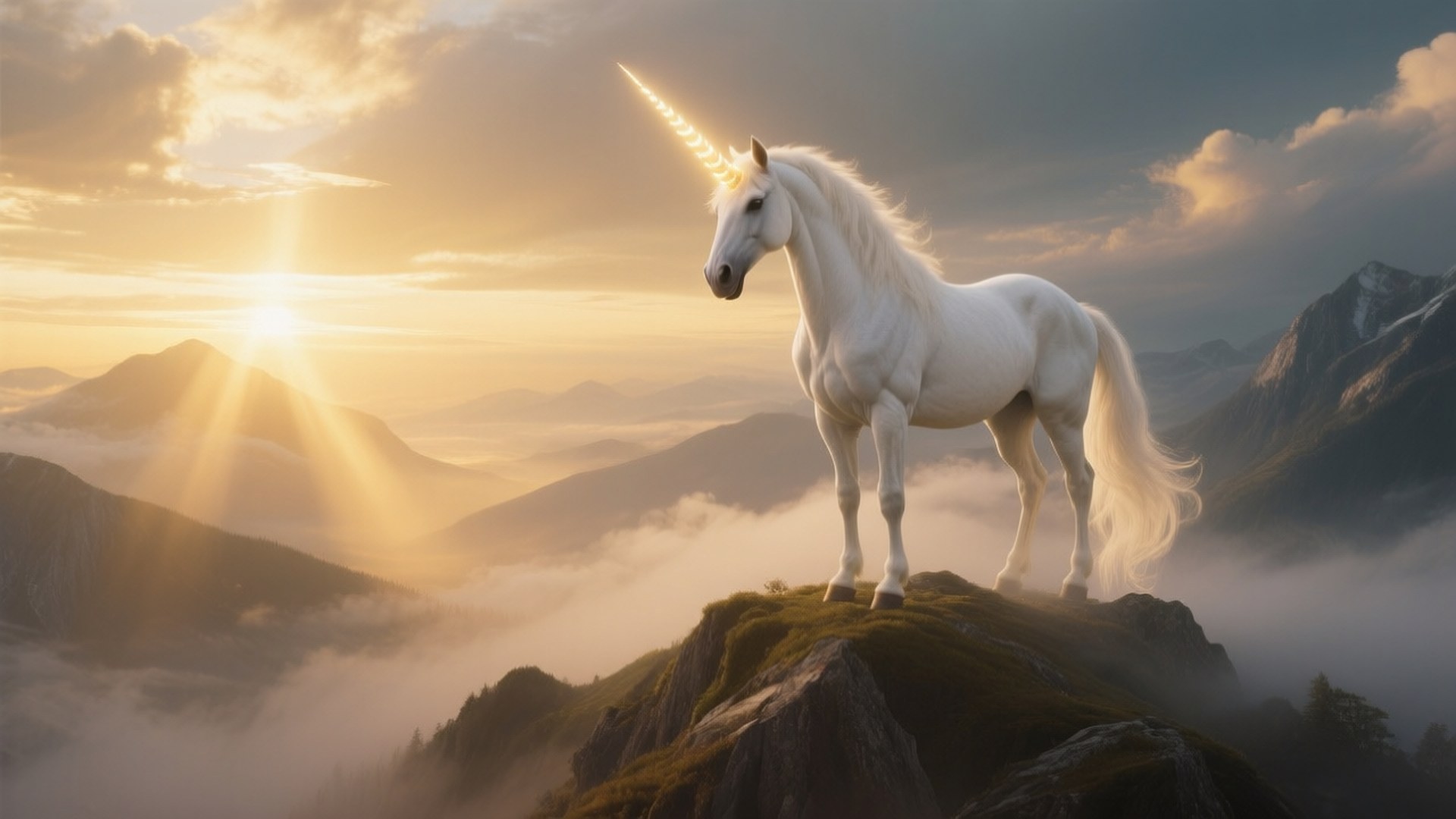 Unicornul Zorilor Celeste Fundal