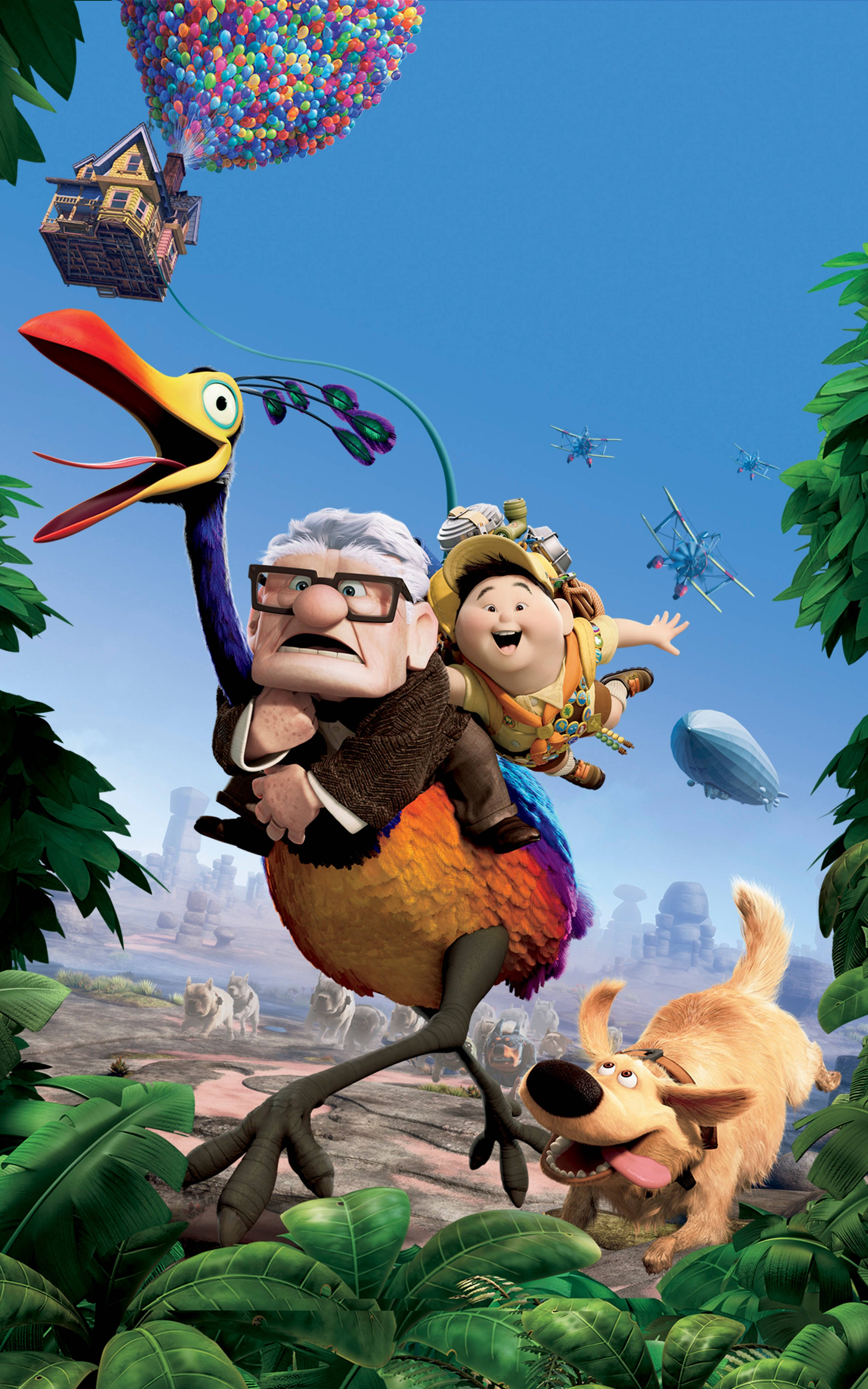 Up Disney Movie Poster Fundal