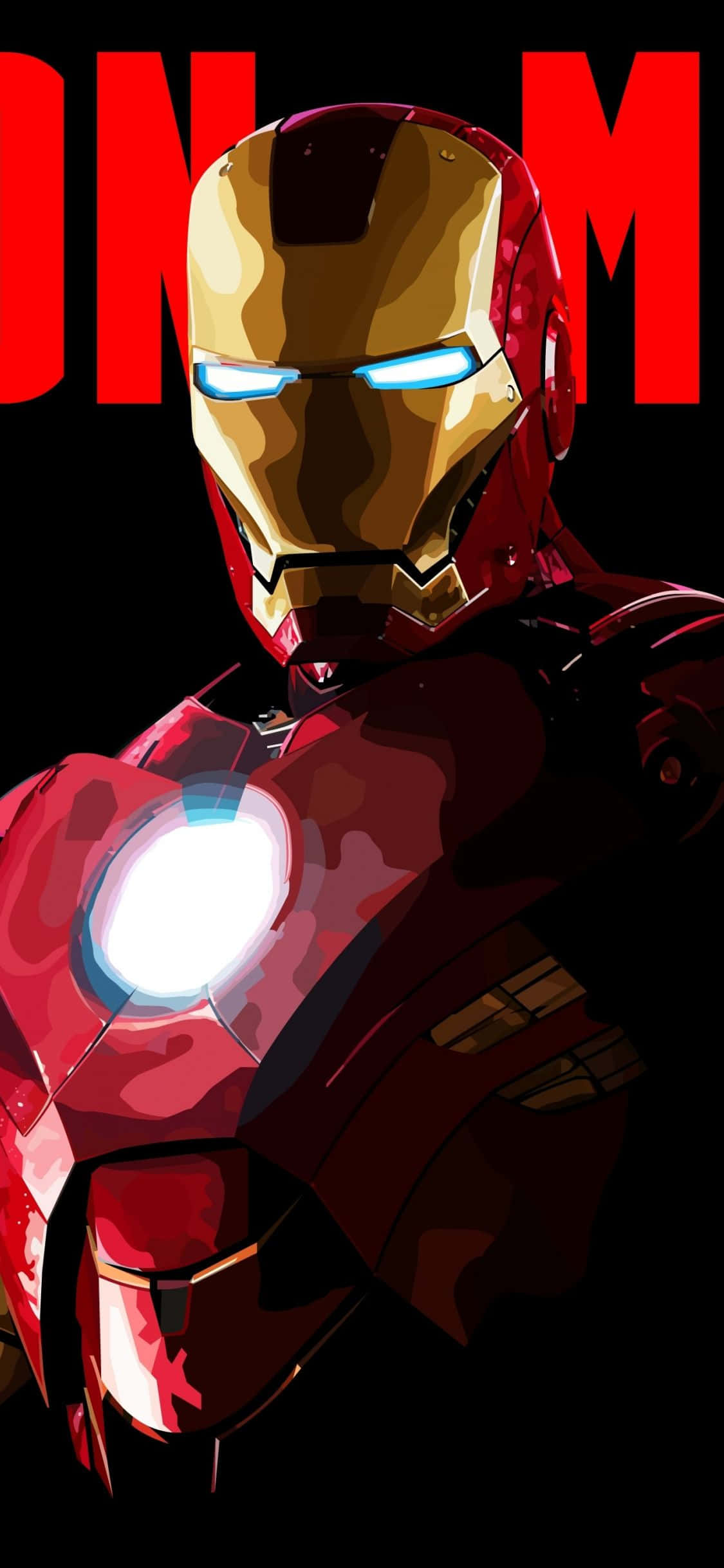 Modernizează-ți telefonul cu Iron Man iPhone X Fundal