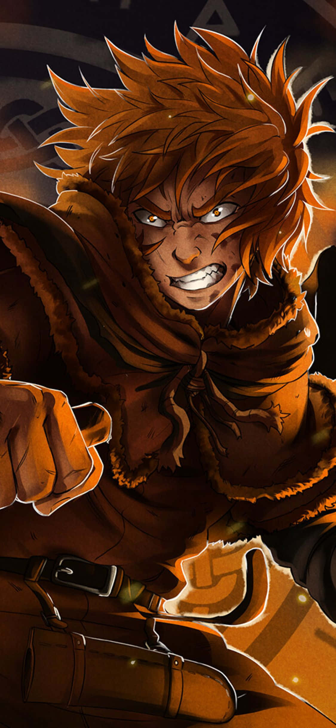 Urmărește aventurile lui Thorfinn, un tânăr viking, în Vinland Saga. Fundal