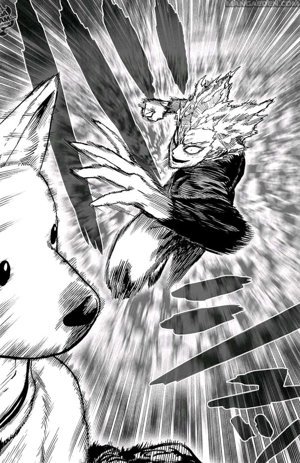 Urmărește desfășurarea acțiunii în această intensă Panele de Manga Fundal