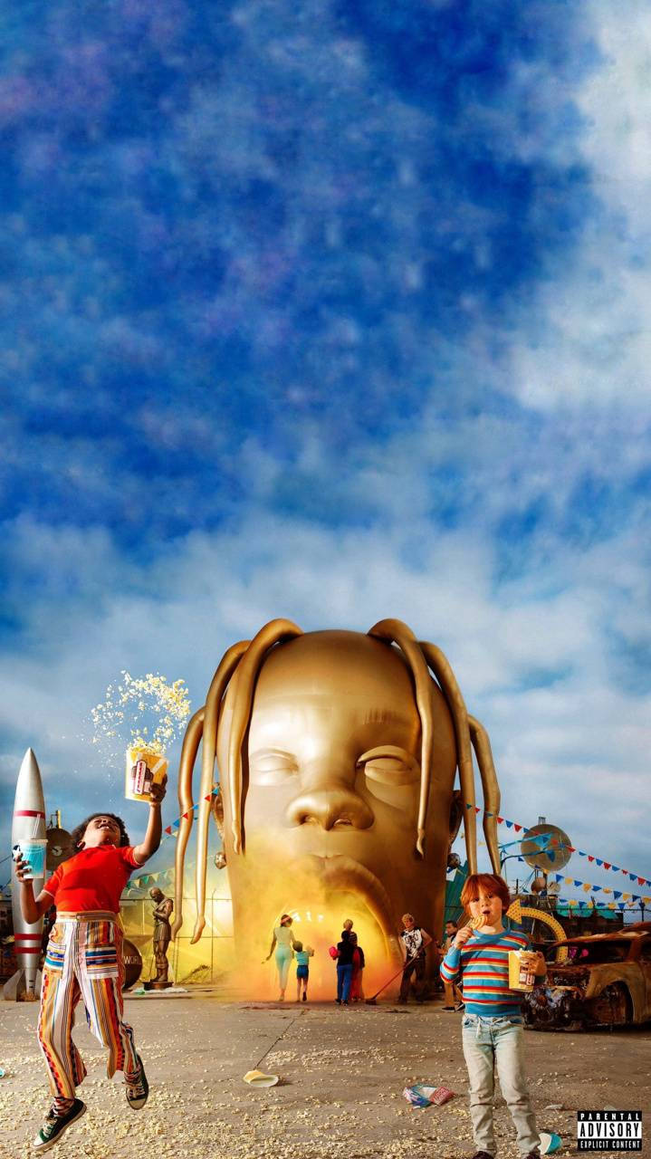 Urmărește-ți Visurile Până la Astroworld Fundal