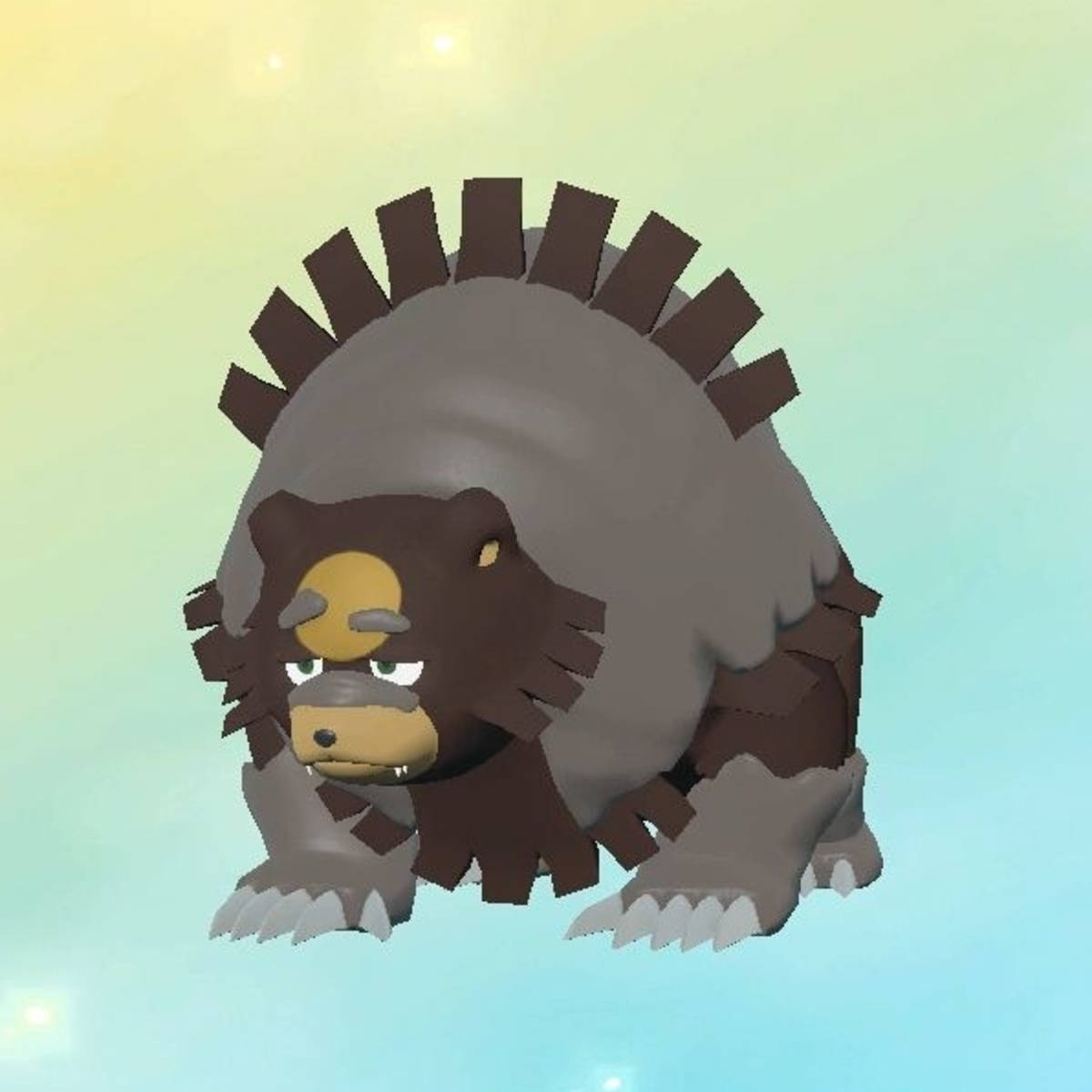 Ursaluna în Pokémon Legends: Arceus Fundal