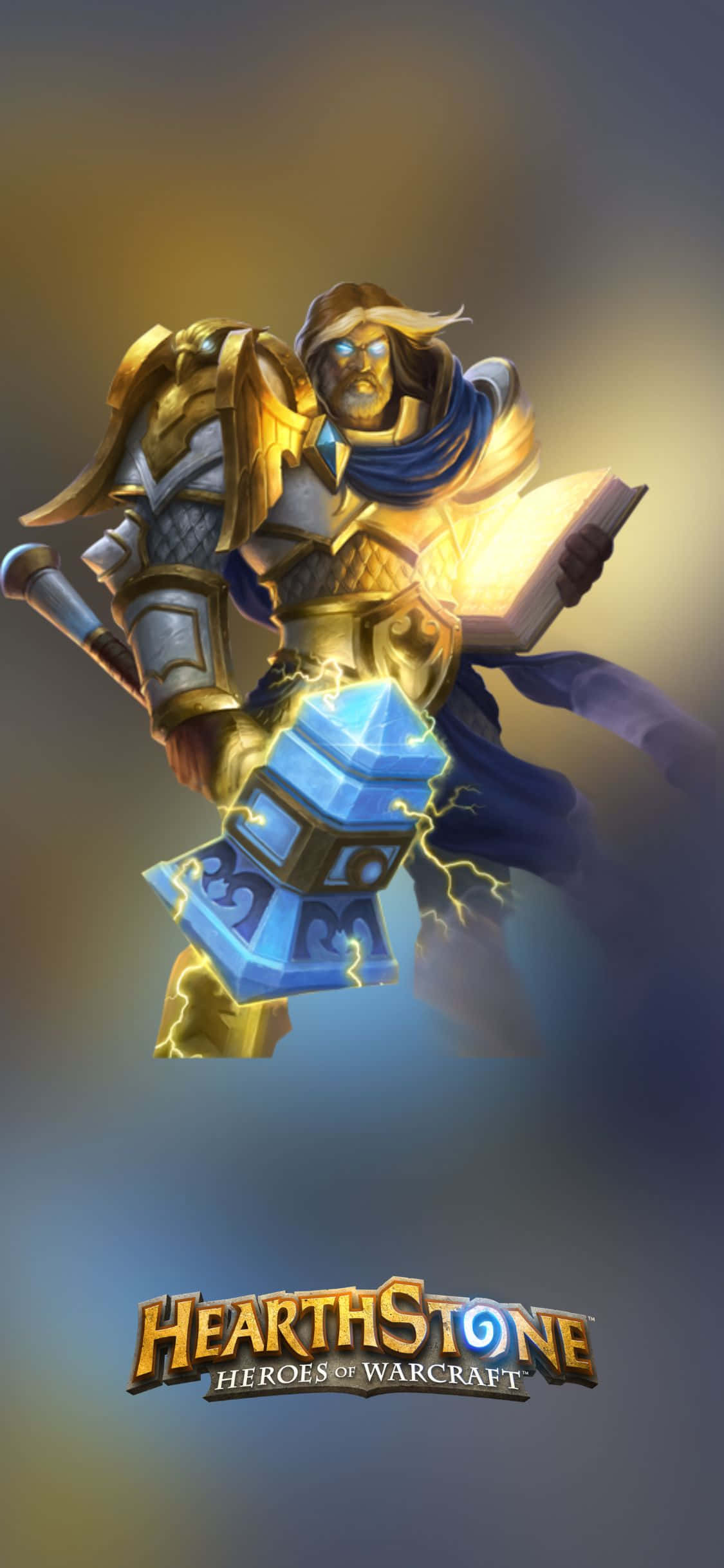 Uther Lightbringer iPhone XS Hearthstone Fundal