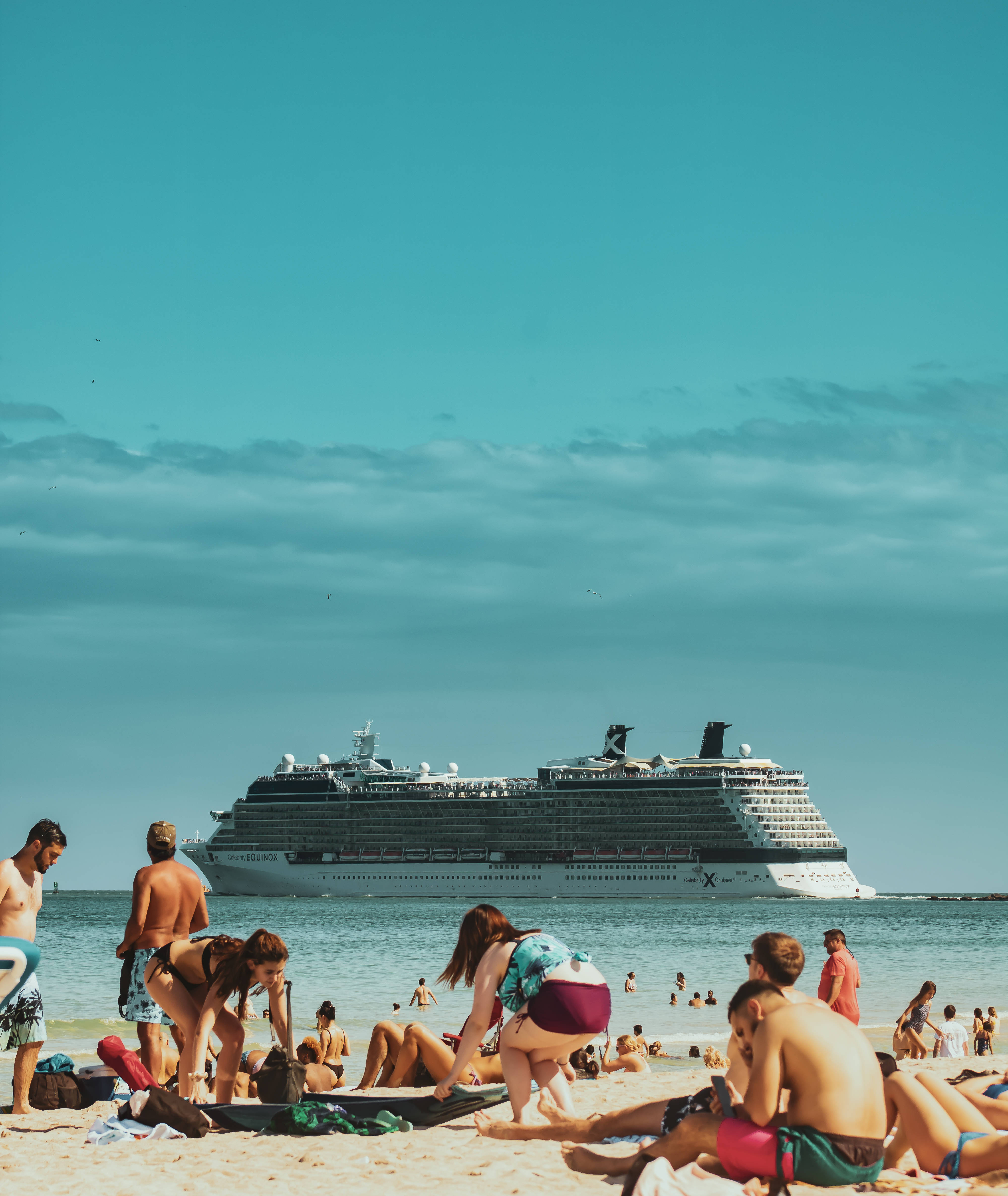 Vacanță Cu Nava De Croazieră Fundal