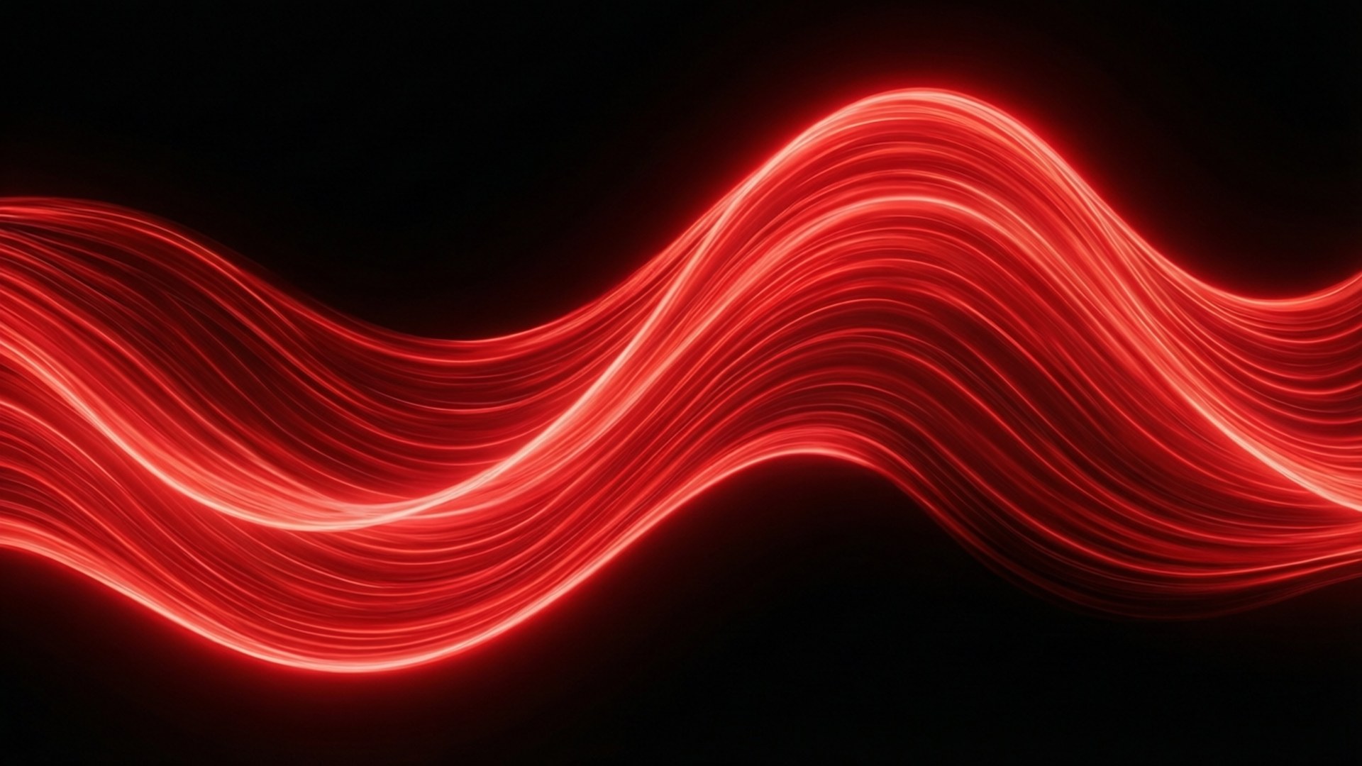 Val Abstract Roșu Neon Fundal