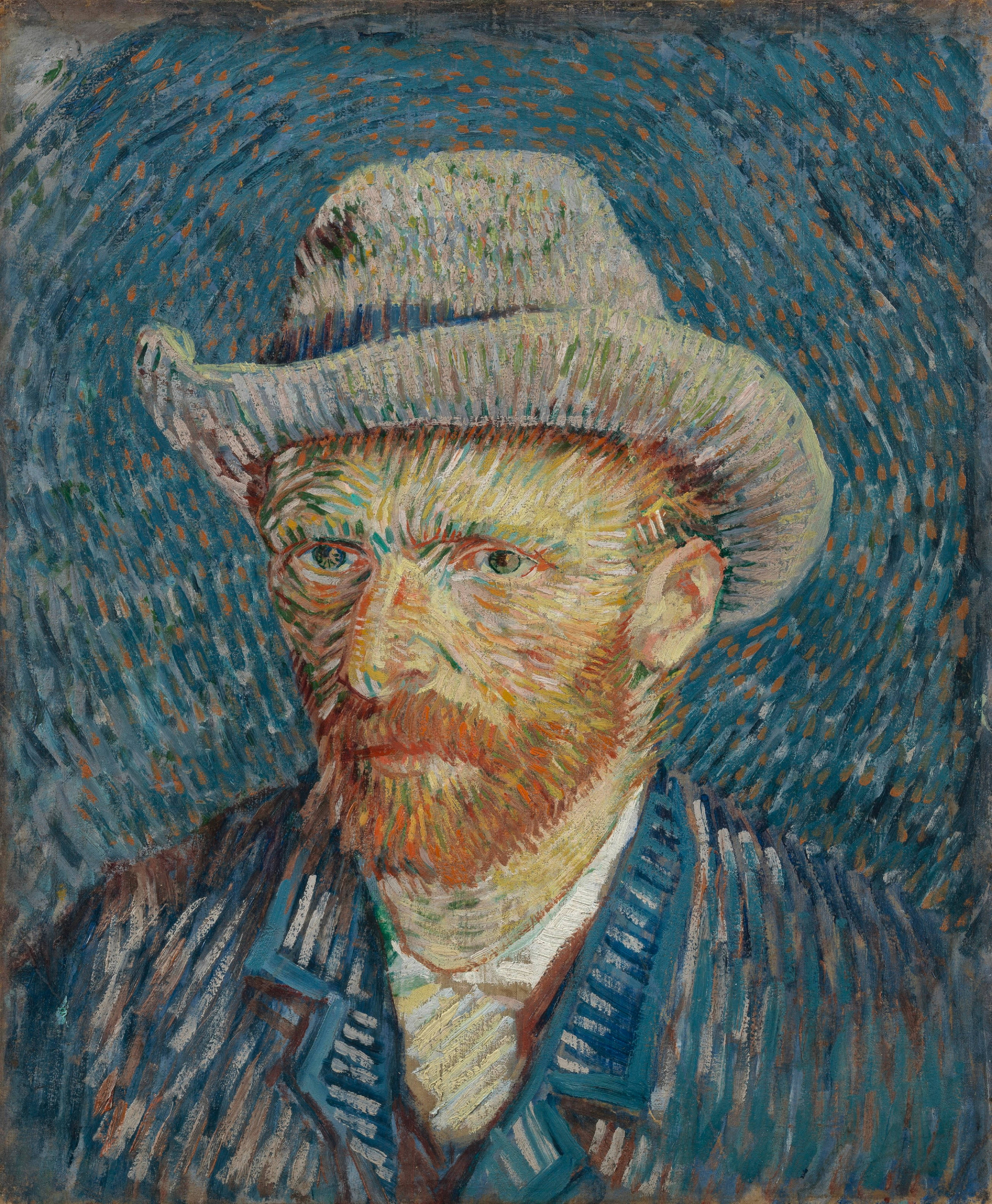 Van Gogh Autoportret Fundal