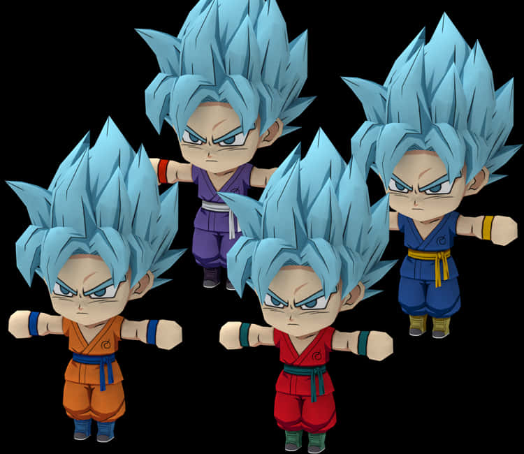 Variantele lui Vegeta Super Saiyan Blue Fundal