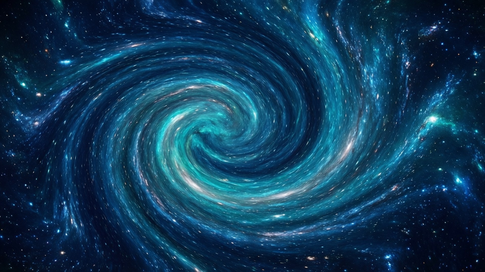 Vârtej Cosmic Albastru Fundal