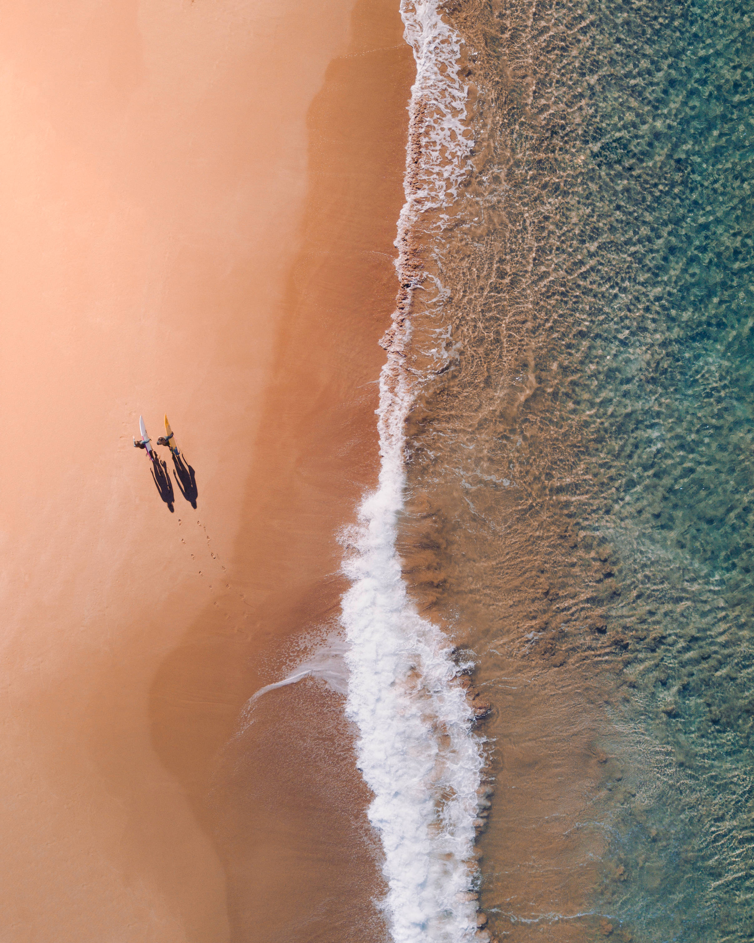Vedere Aeriană Plaja Bondi Australia Fundal