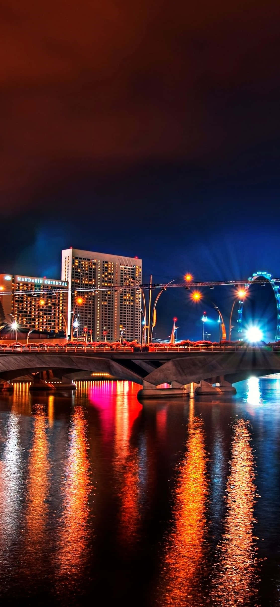 iPhone Xs Desktop Pc City Night View Background Fundal