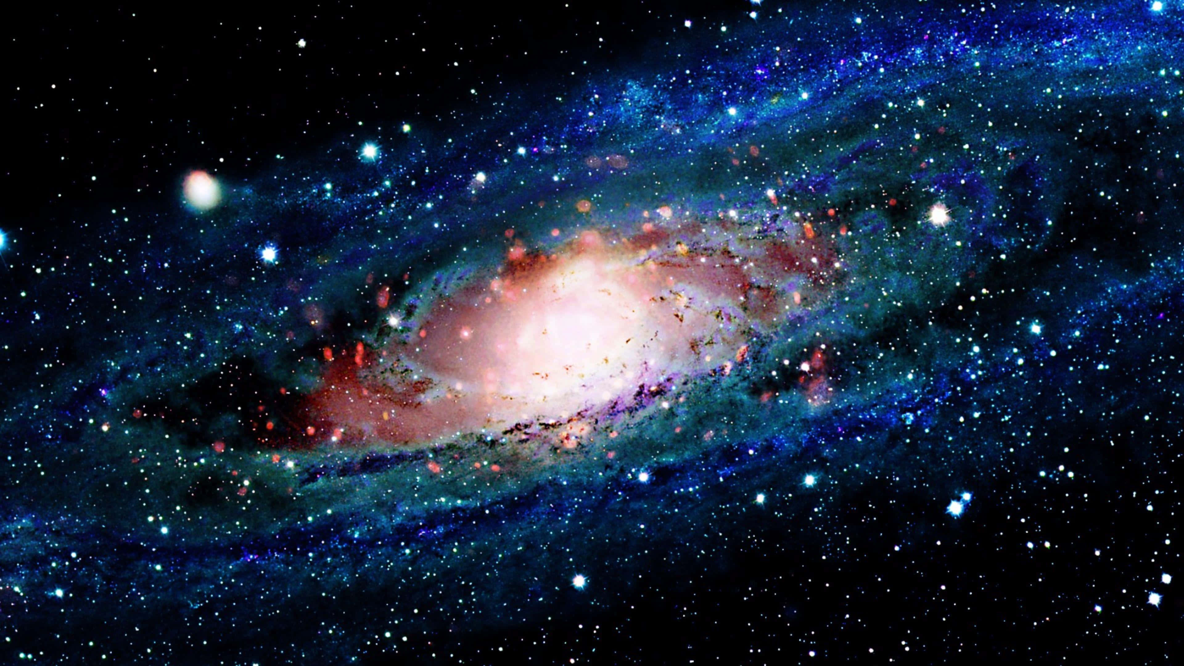 Vedere spațială 4K a galaxiei Calea Lactee Fundal