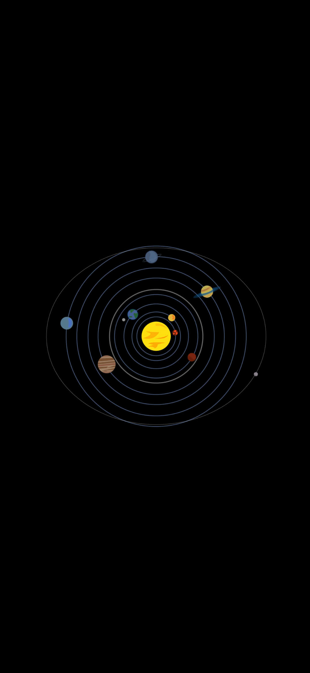 Vedere Vibrantă de Galaxie pe Ecran AMOLED Fundal
