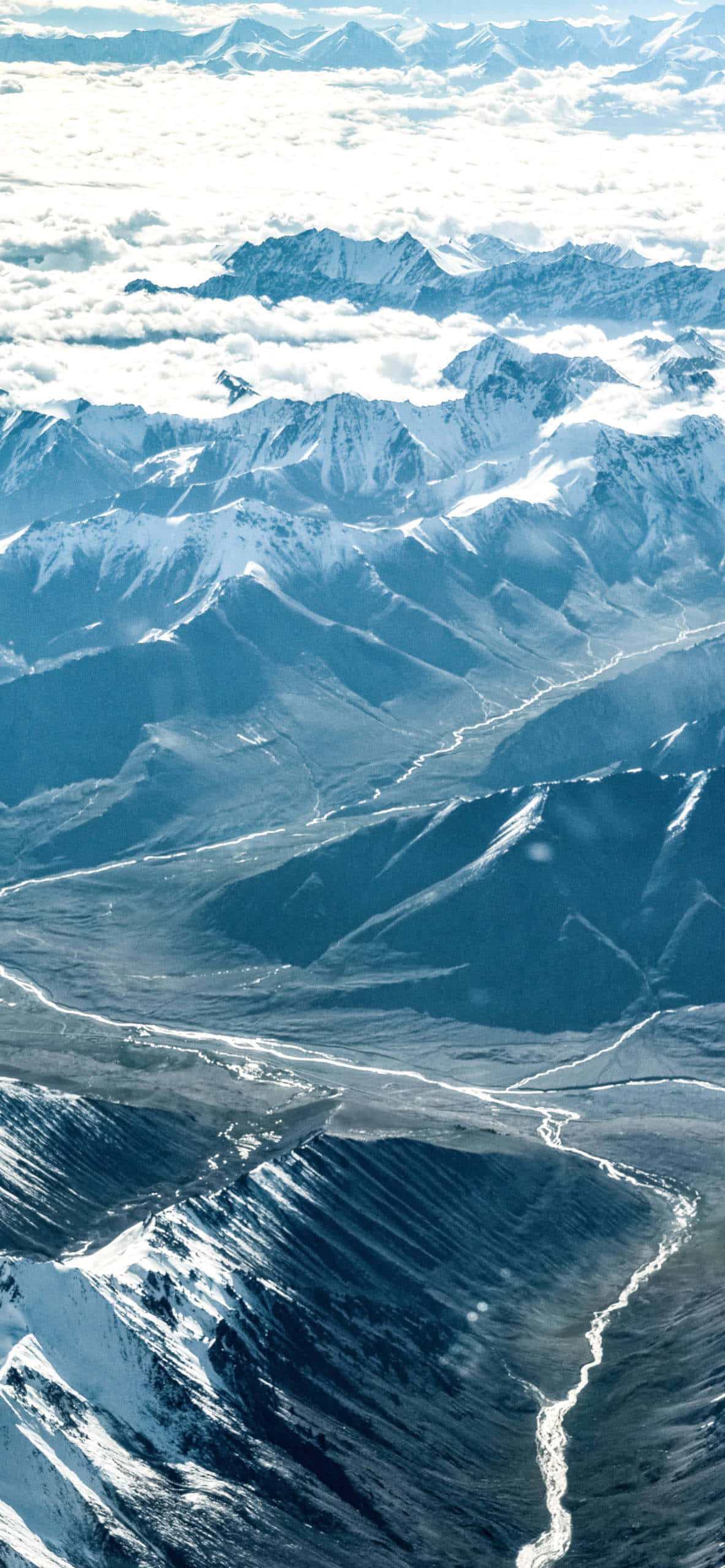 Vederi Impresionante ale Himalayei Fundal