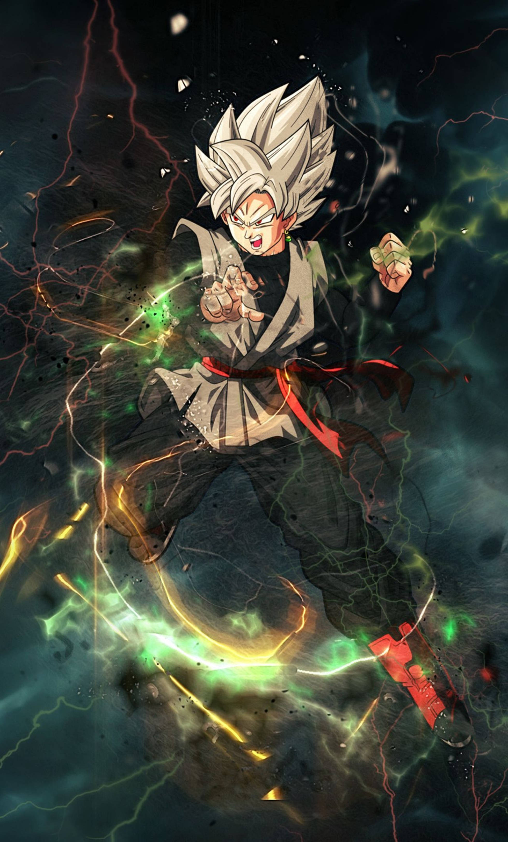 Vegeta Dragon Ball 4K iPhone Anime Fundal