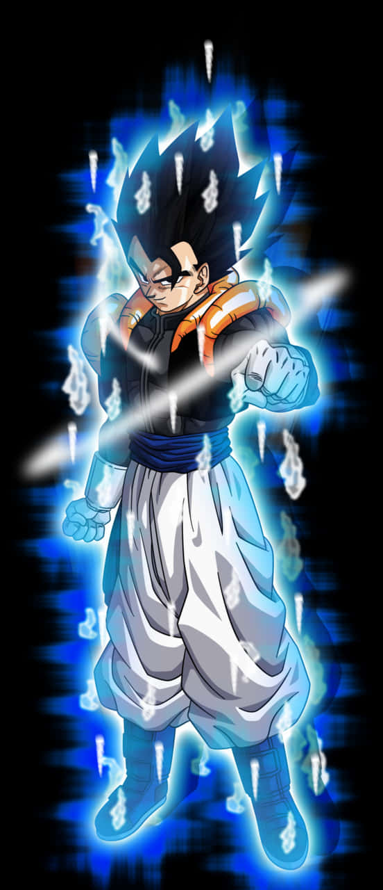 Vegeta Super Saiyan Blue Power Up Fundal