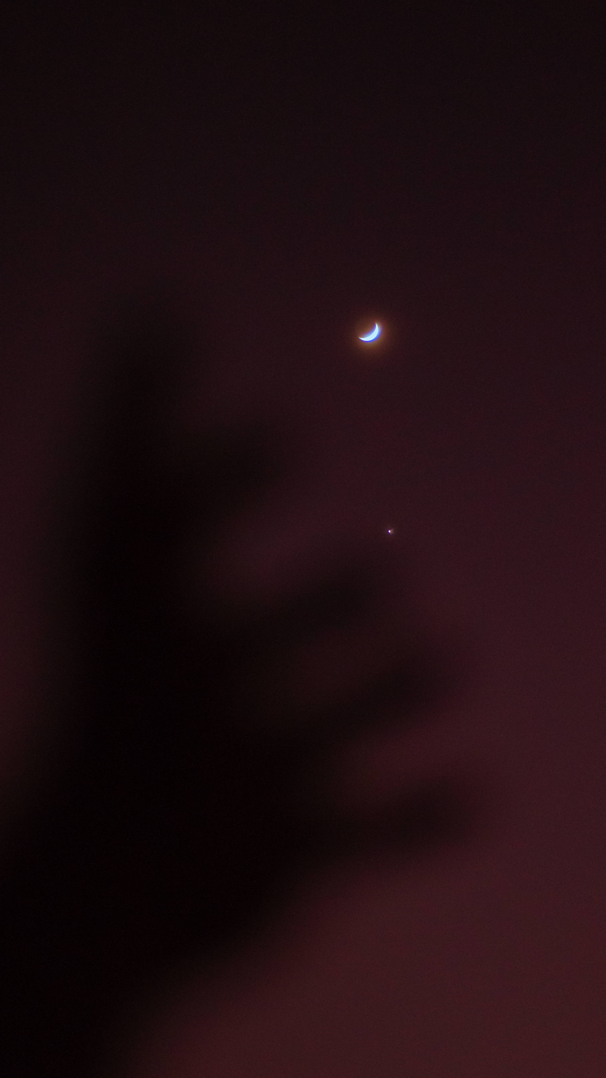Venus și Luna Estetică Fundal