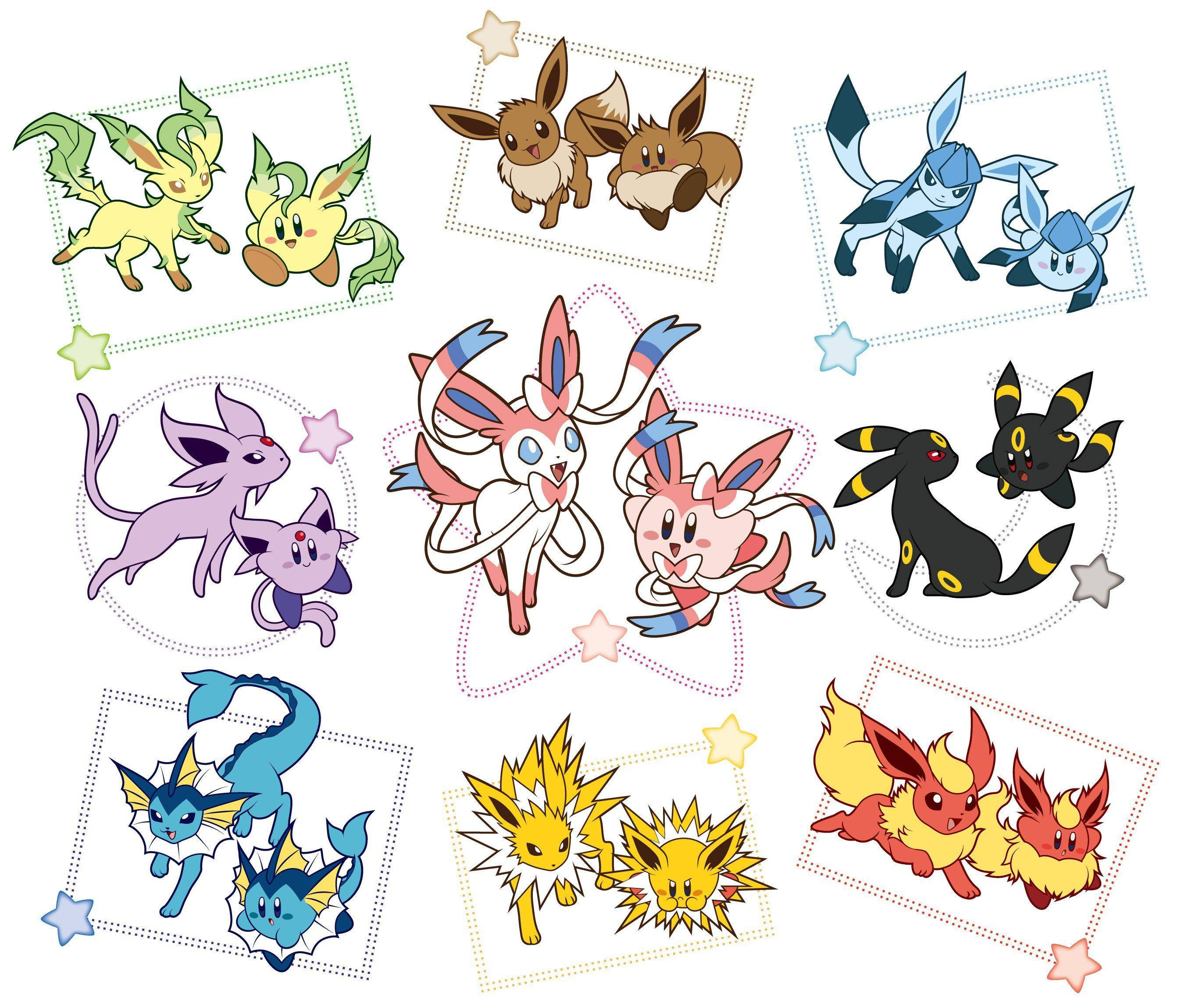 Versiunea Eevee a lui Flareon Fundal