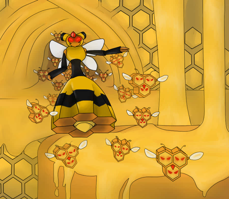 Vespiquen ordonând lui Combee să atace Fundal