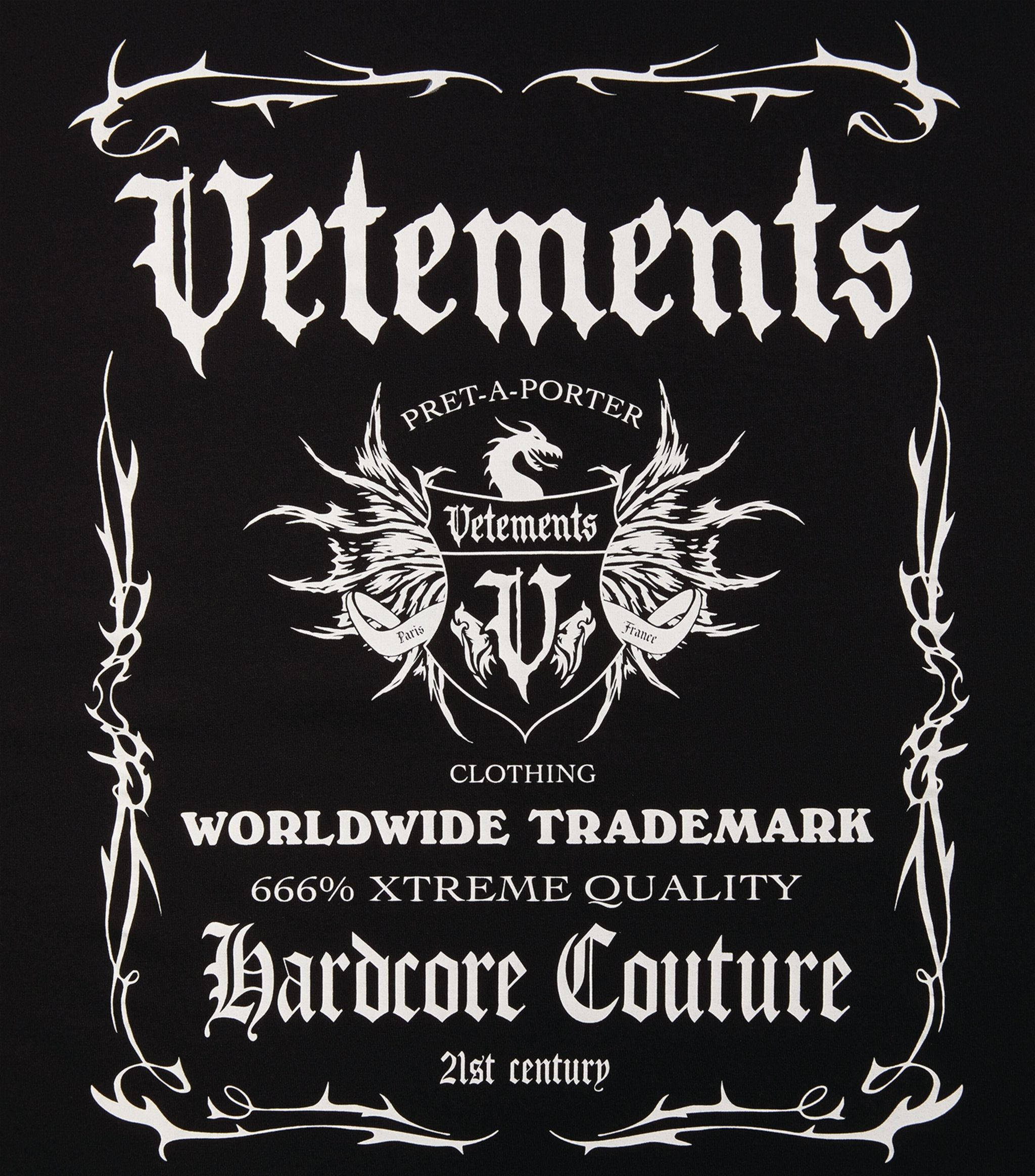 Logo Vetements Black Label Fundal