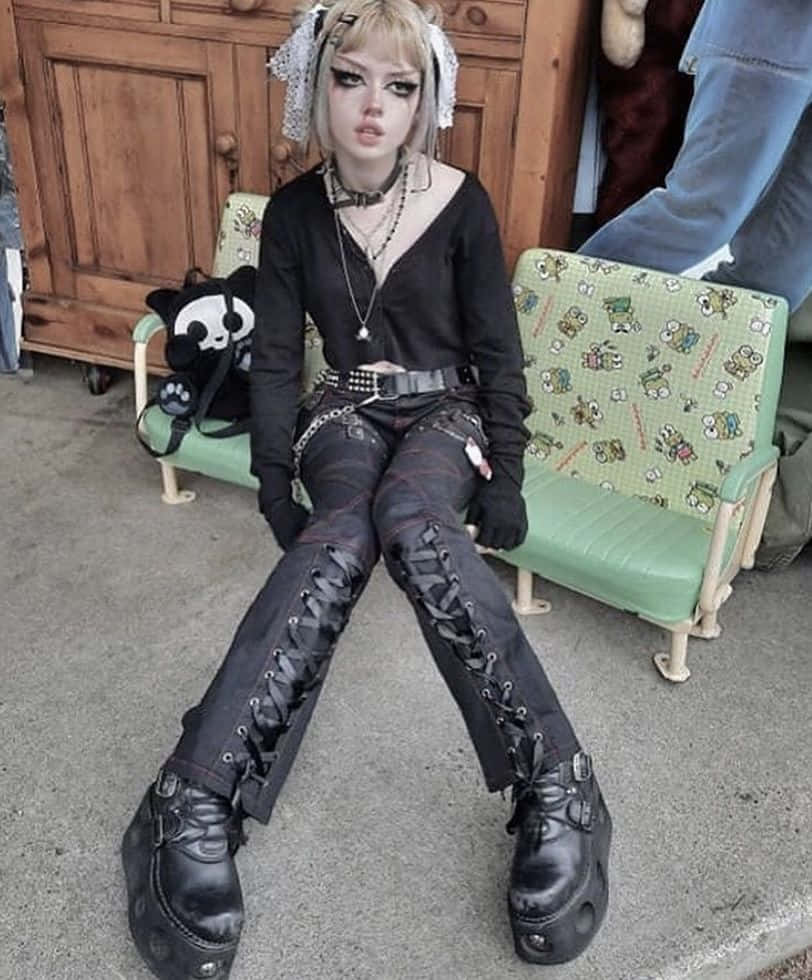Viața nu este alb-negru, explorează culorile esteticii Emo astăzi! Fundal