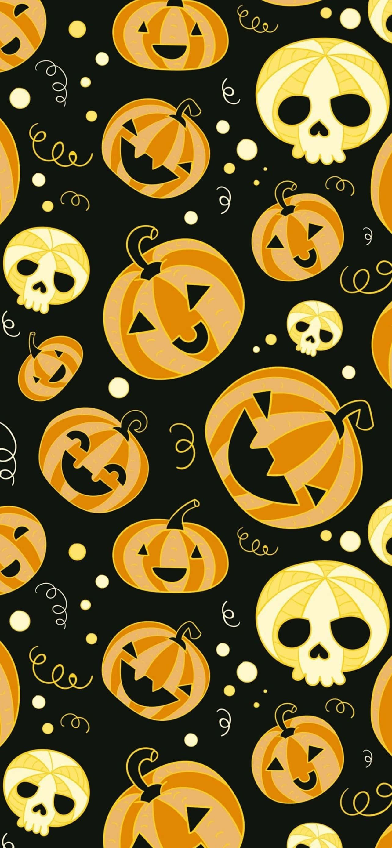 Vibrații înfricoșătoare de Halloween pentru iPhone-ul tău Fundal
