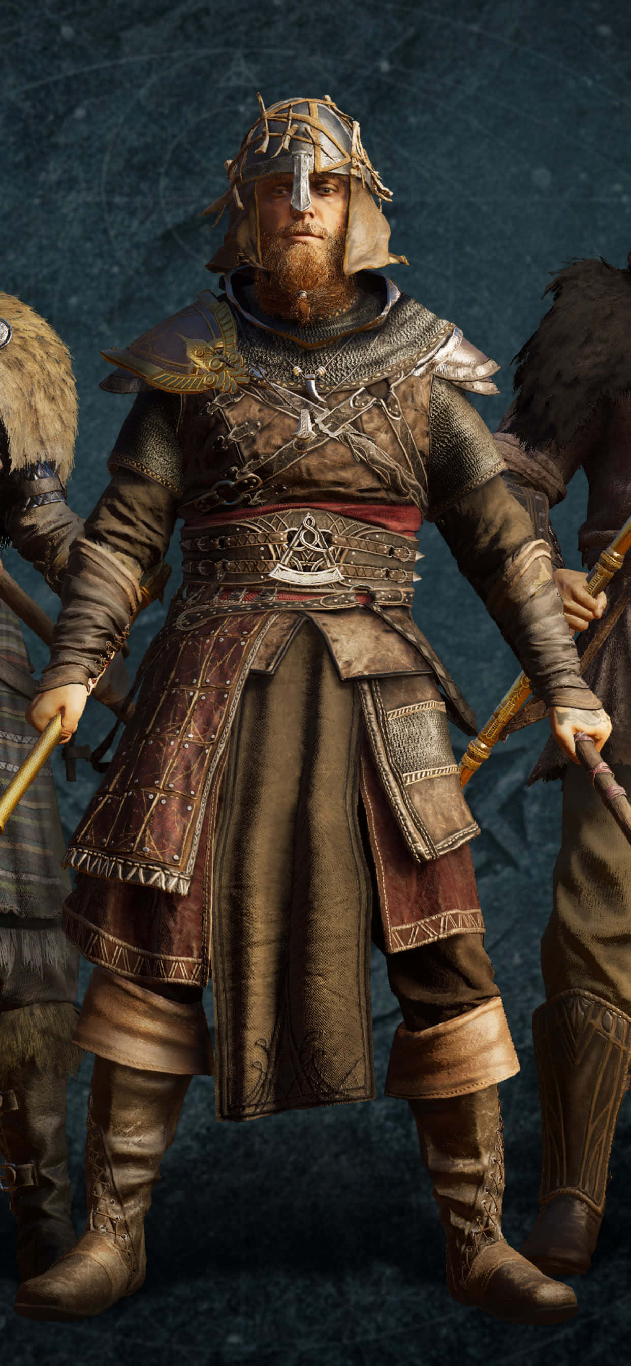 Vikings iPhone Xs Max Assassin's Creed Valhalla Fundal