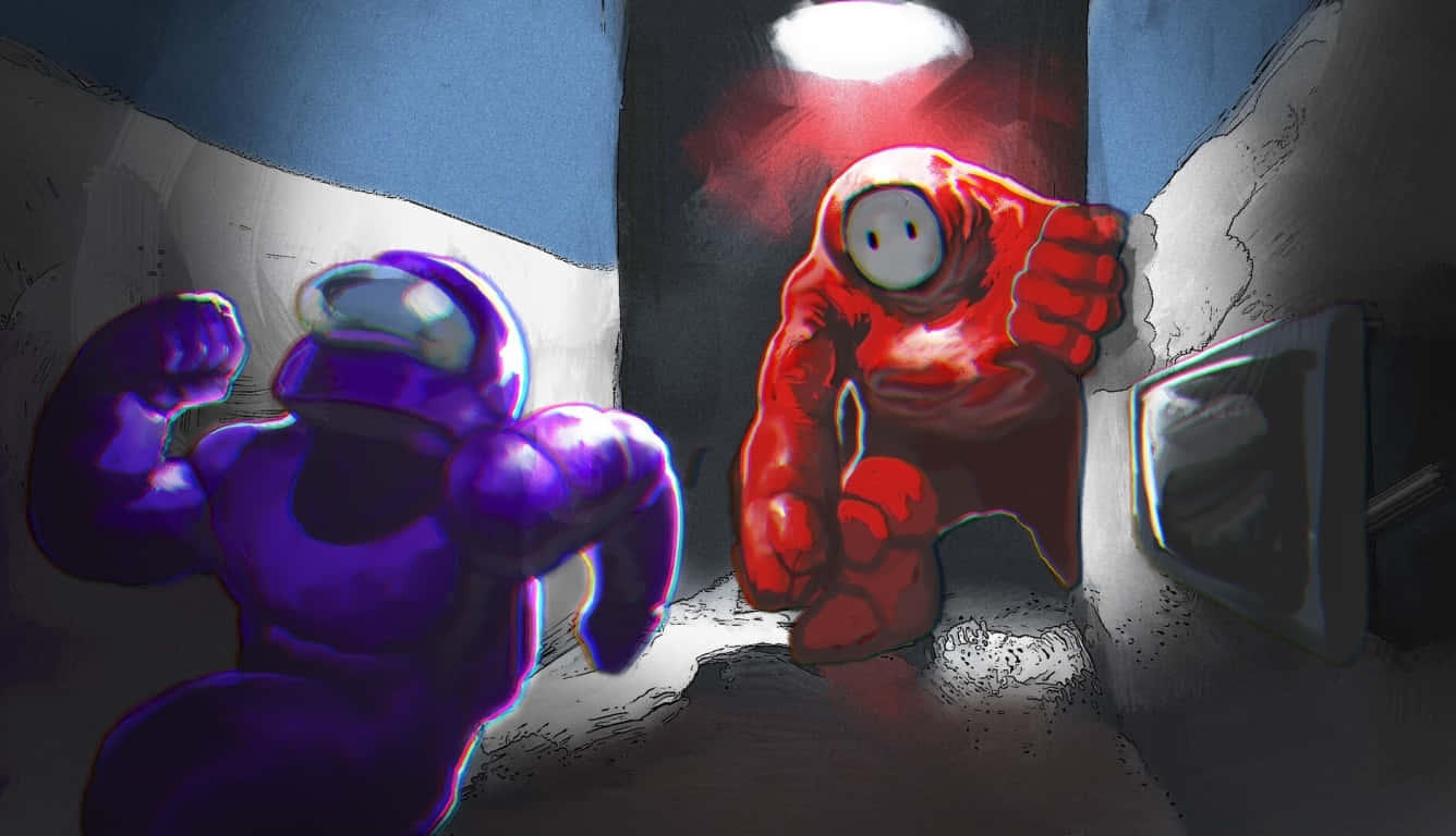Vino alături de noi într-un joc captivant de Among US Fundal