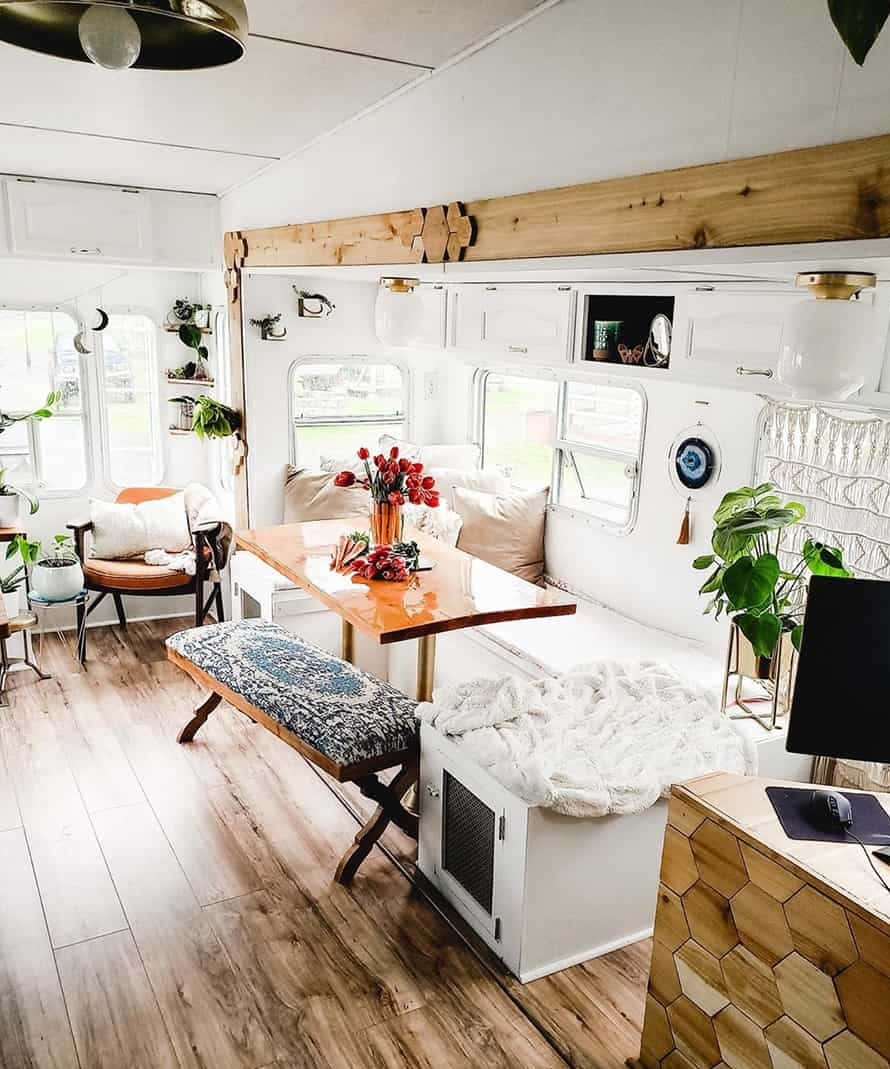 Visare în culorile Boho Estetic Fundal