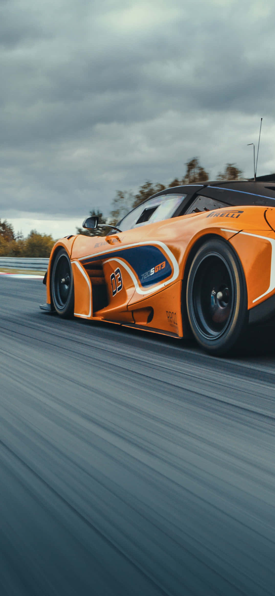 Viteza întâlnește stilul - iPhone Xs și McLaren 720s Fundal