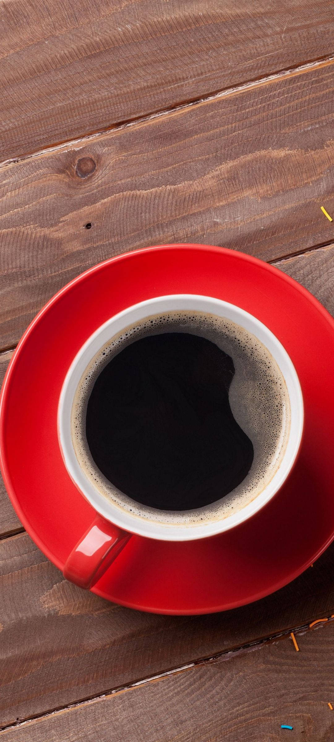 Vivo V20 Ceașcă Roșie de Cafea Fundal
