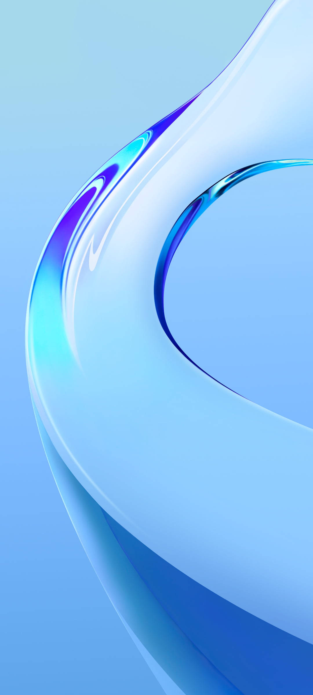 Vivo Y20 Albastru Sticlos Fundal