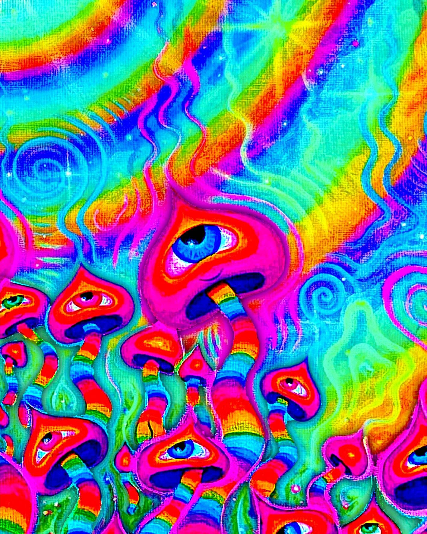 Vizitează Aesthetic Trippy și explorează lumea sa vizual stimulatoare. Fundal