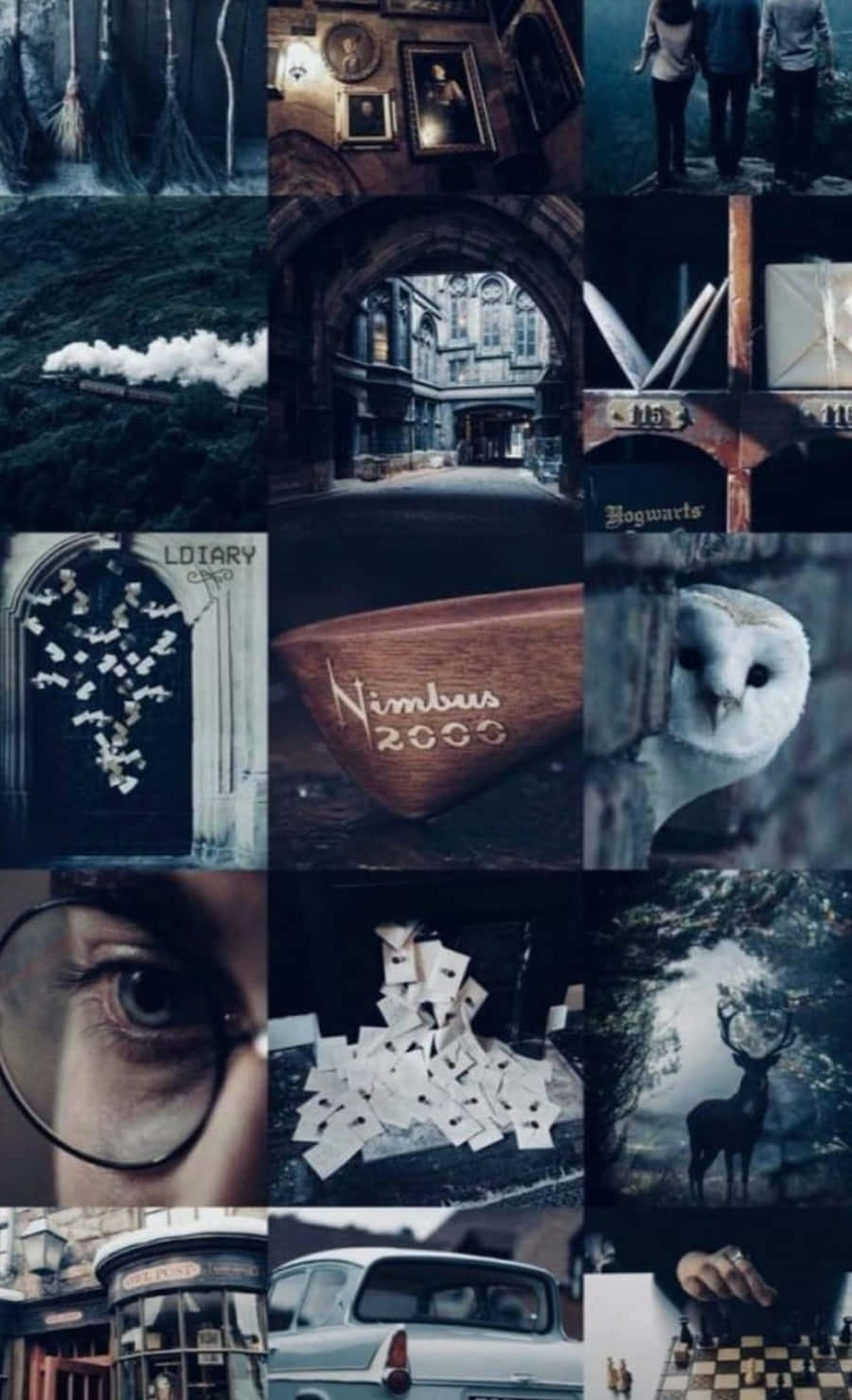 Vrăjește-ți peretele cu Harry Potter estetic Fundal