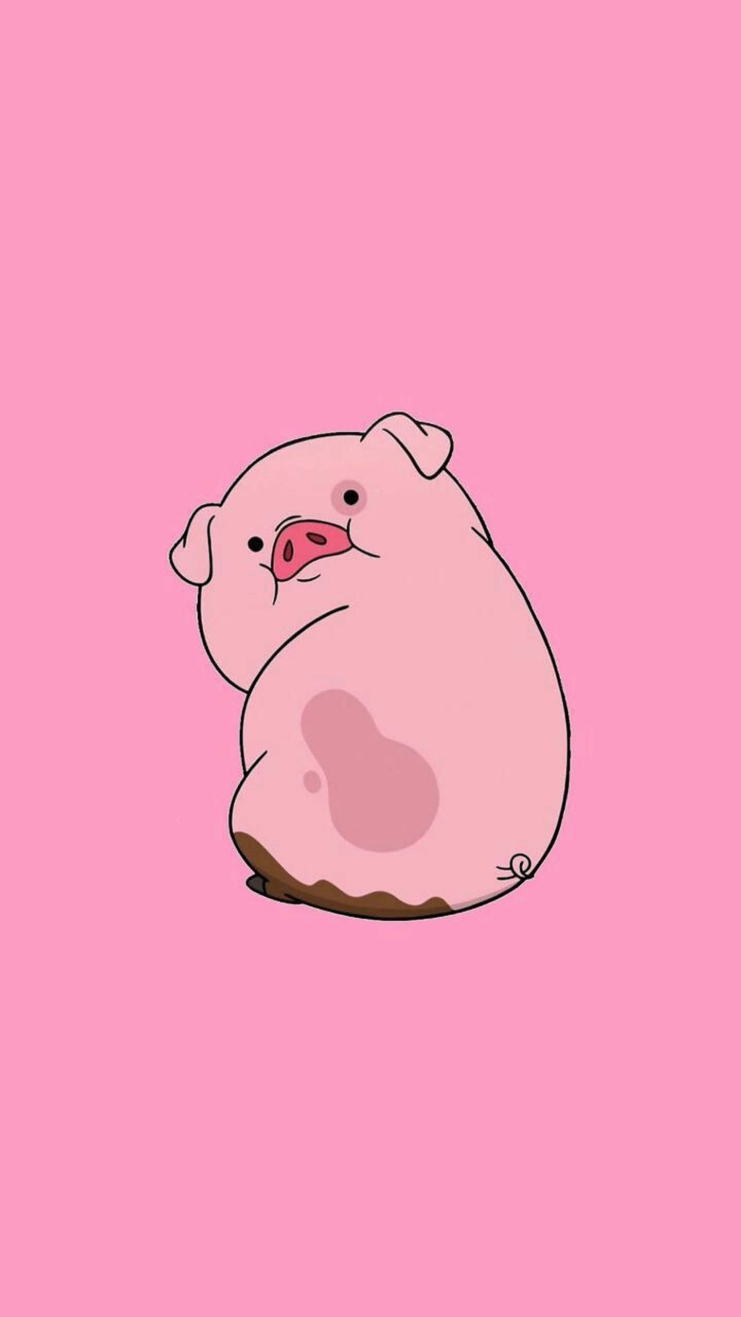 Waddles Porcușor Drăguț Fundal