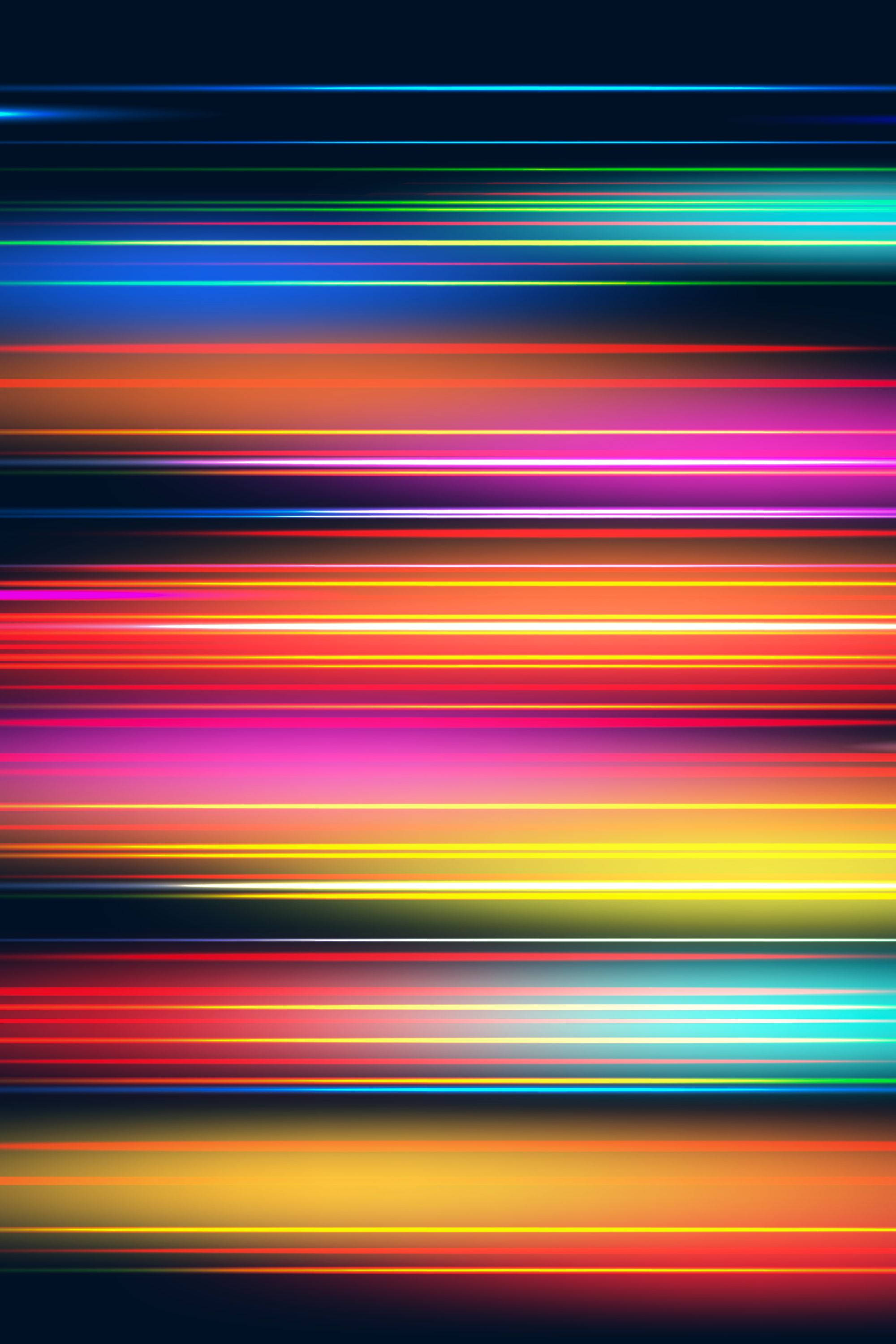 Wallpaper iPhone Colorat și Luminos cu Linii Drepte Neclare Fundal
