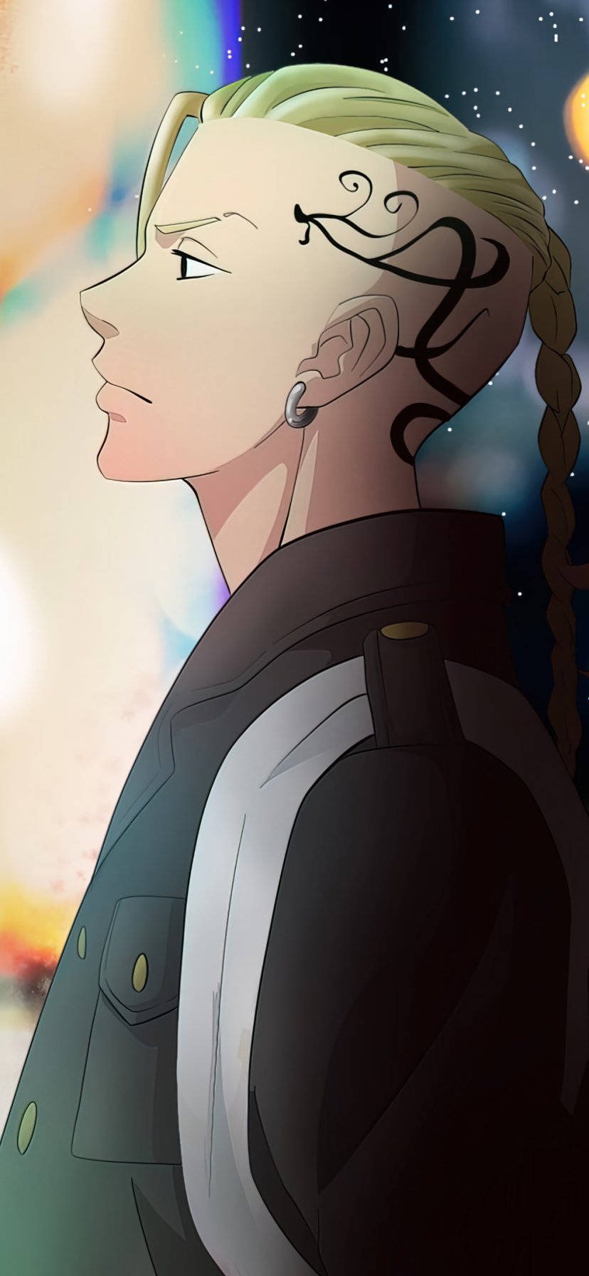 Wallpaper iPhone Tokyo Revengers: Draken Profil Fundal