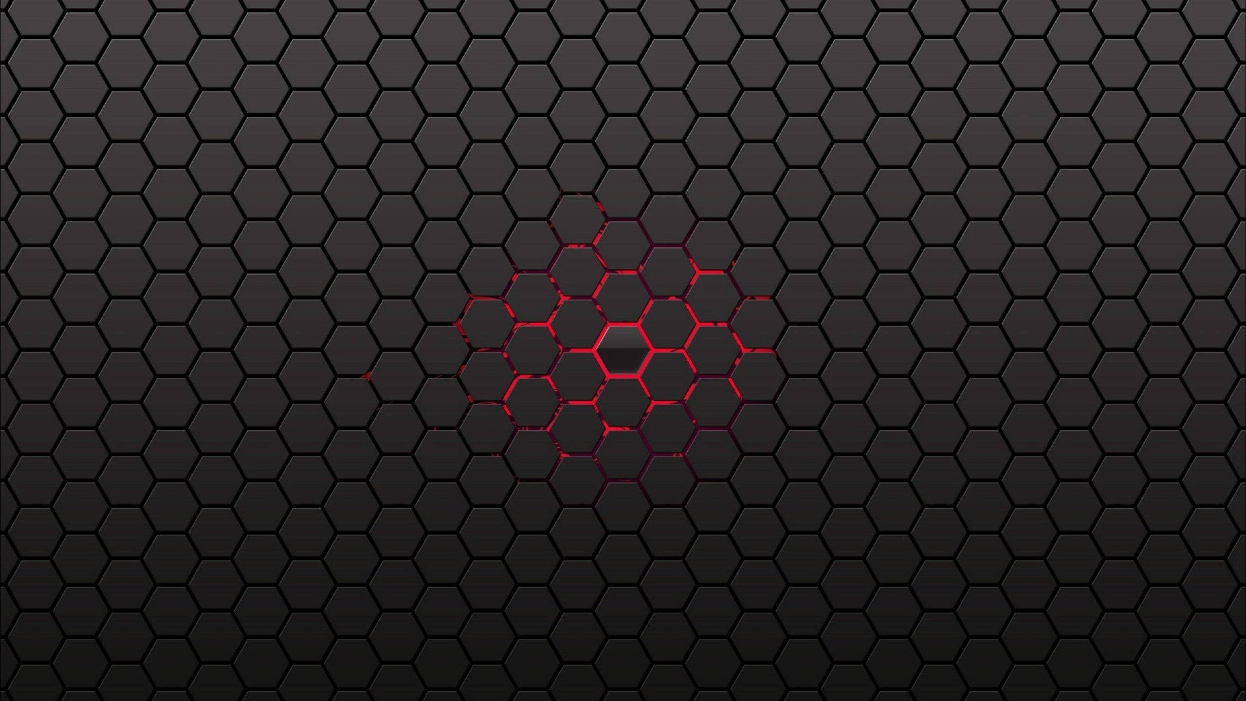 Wallpaper Model Hexagon Gri Fundal