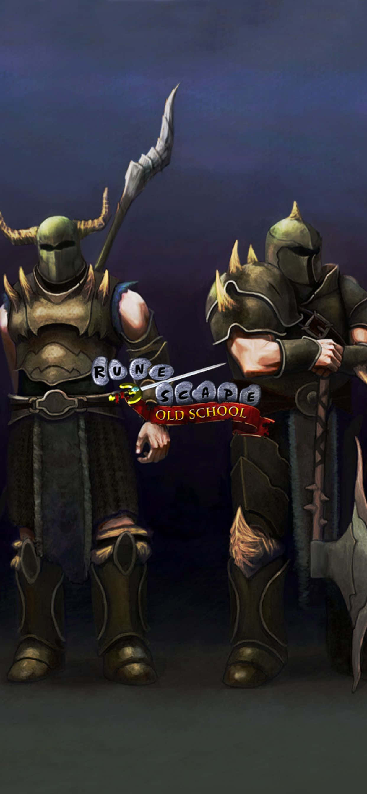 Războinic și Spadassin iPhone Xs Max Runescape Oldschool Fundal