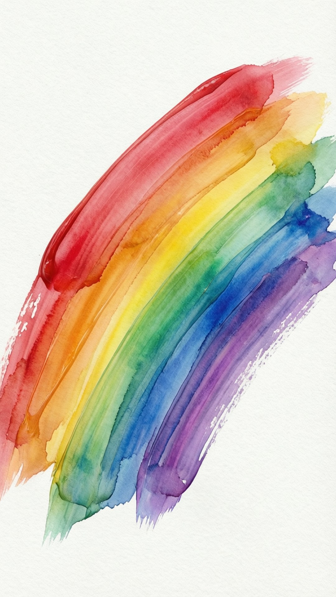 Watercolor Rainbow Fundal