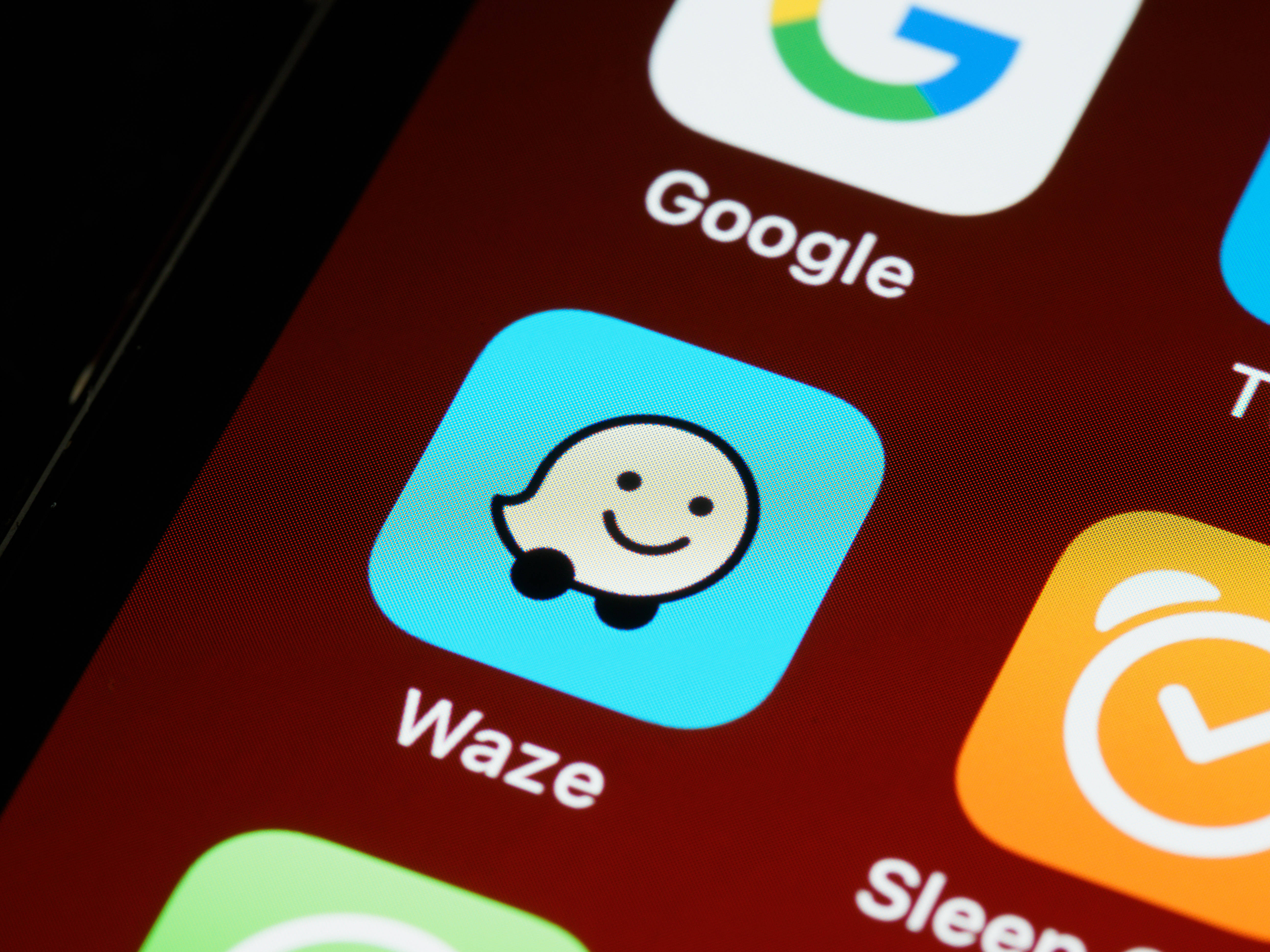 Waze App iOS 13 Fundal