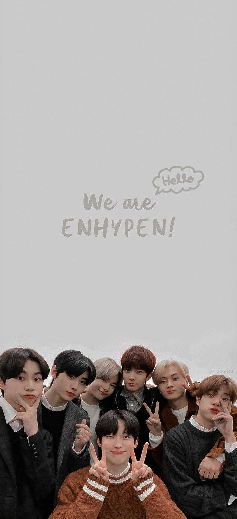 We Are Enhypen Aesthetic Fundal