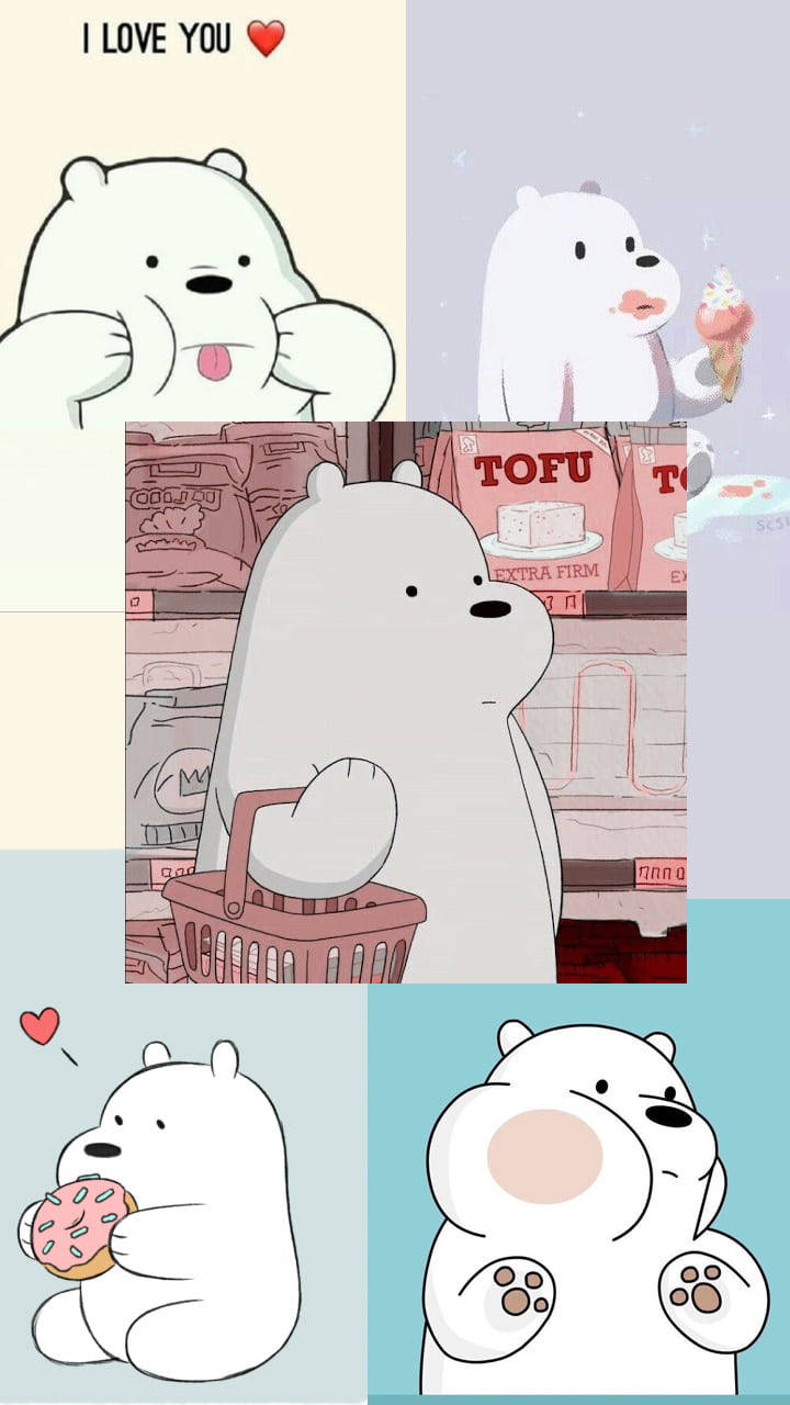 We Bare Bears Estetică Fratior Fundal