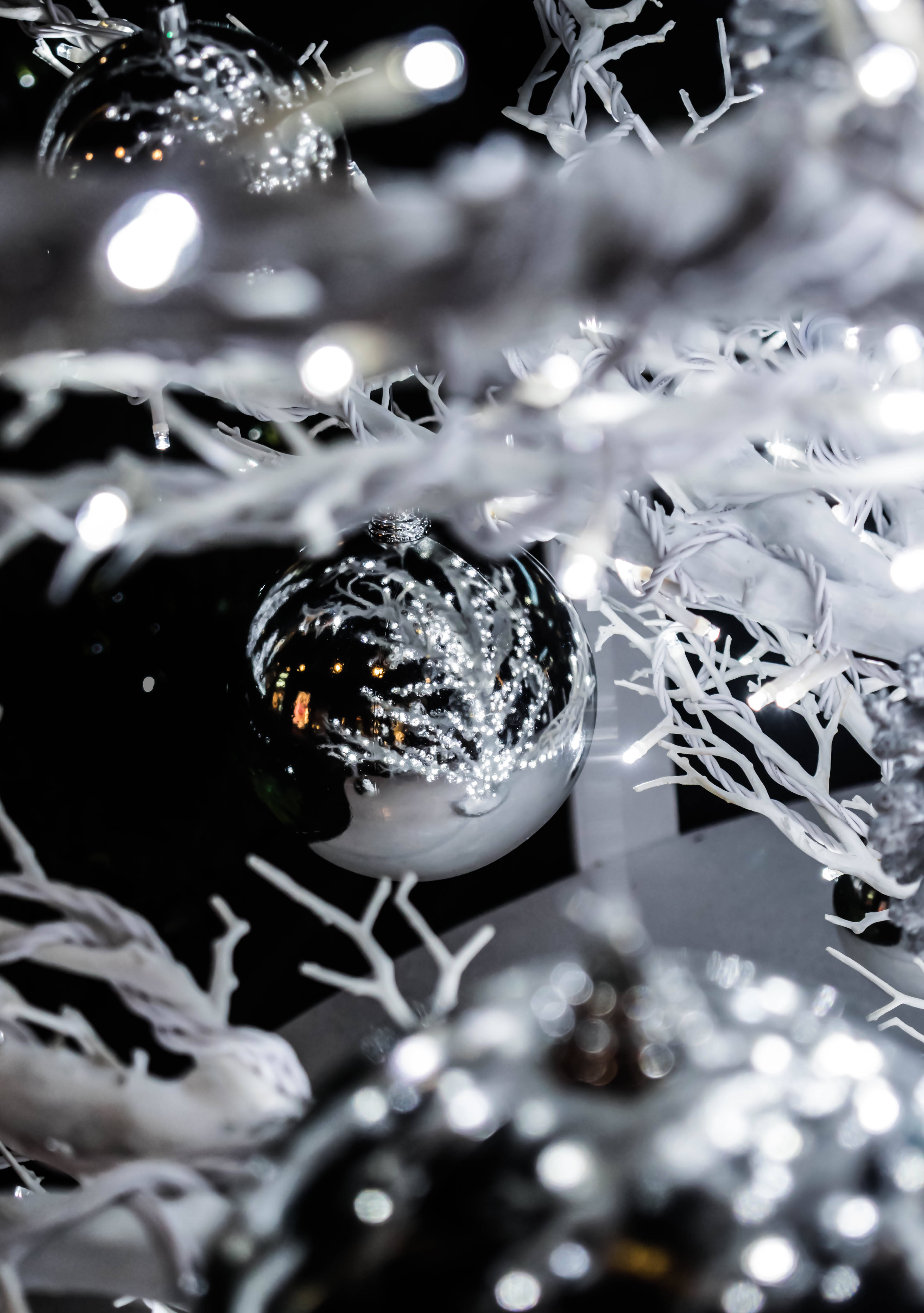 White Tree Silver Ball Fundal